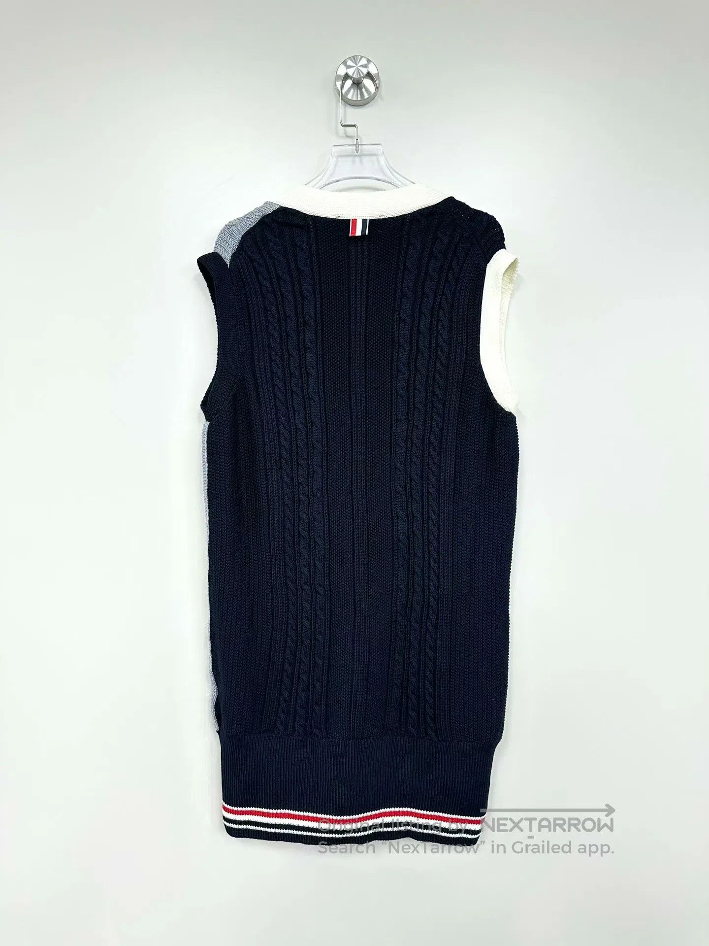 Thom Browne Thom Browne Colorblocked Wool Knit Sleeveless Vest Jacket| Size US S / EU 44-46 / 1 - 2 Thumbnail