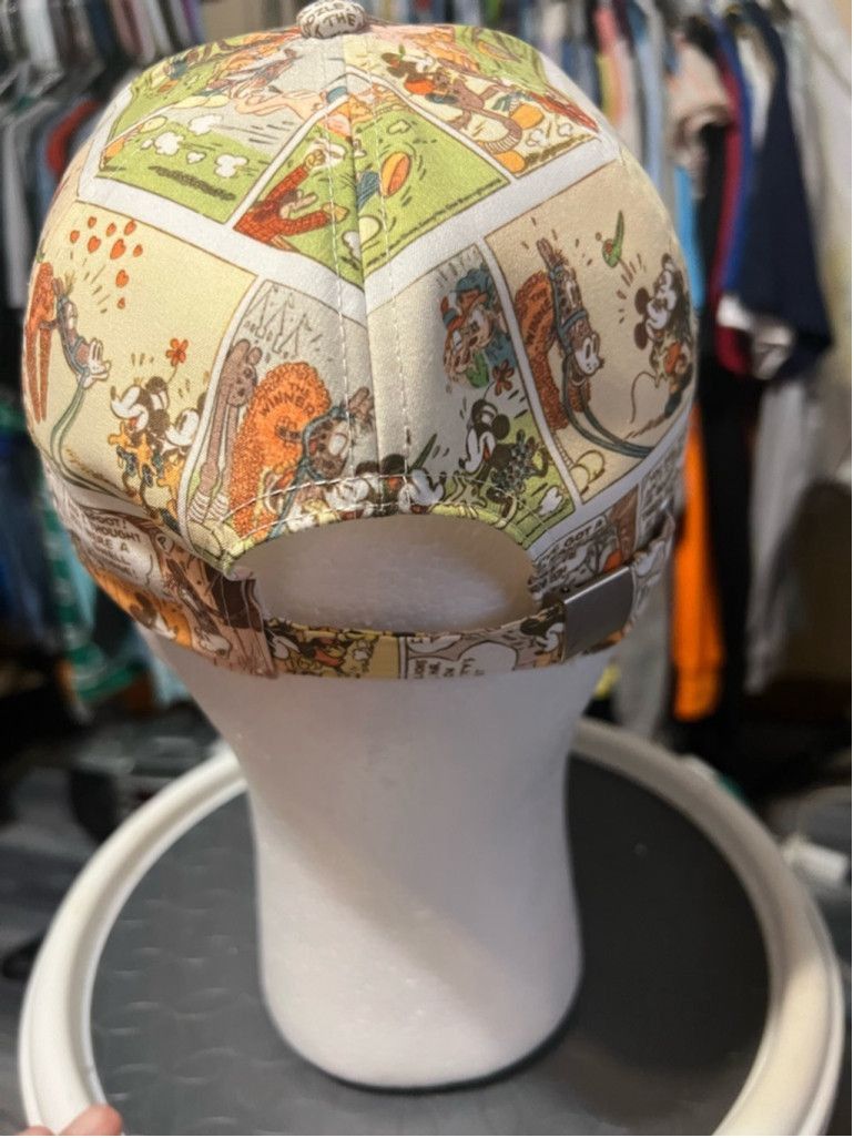 Disney Unisex Disney Mickey Mouse Comic Hat Adjustable Beige Size ONE SIZE - 4 Thumbnail