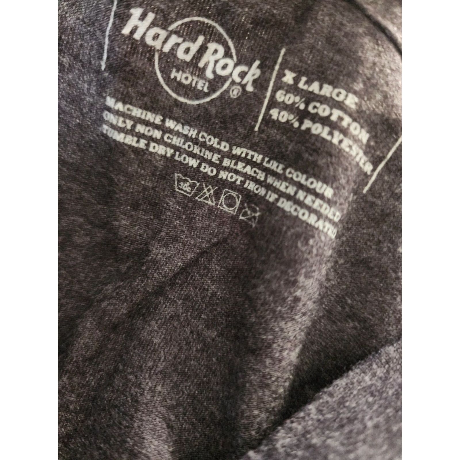 Hard Rock Cafe Hard Rock Cafe Gray Graphic Tee Mens XL Size US XL / EU 56 / 4 - 4 Thumbnail