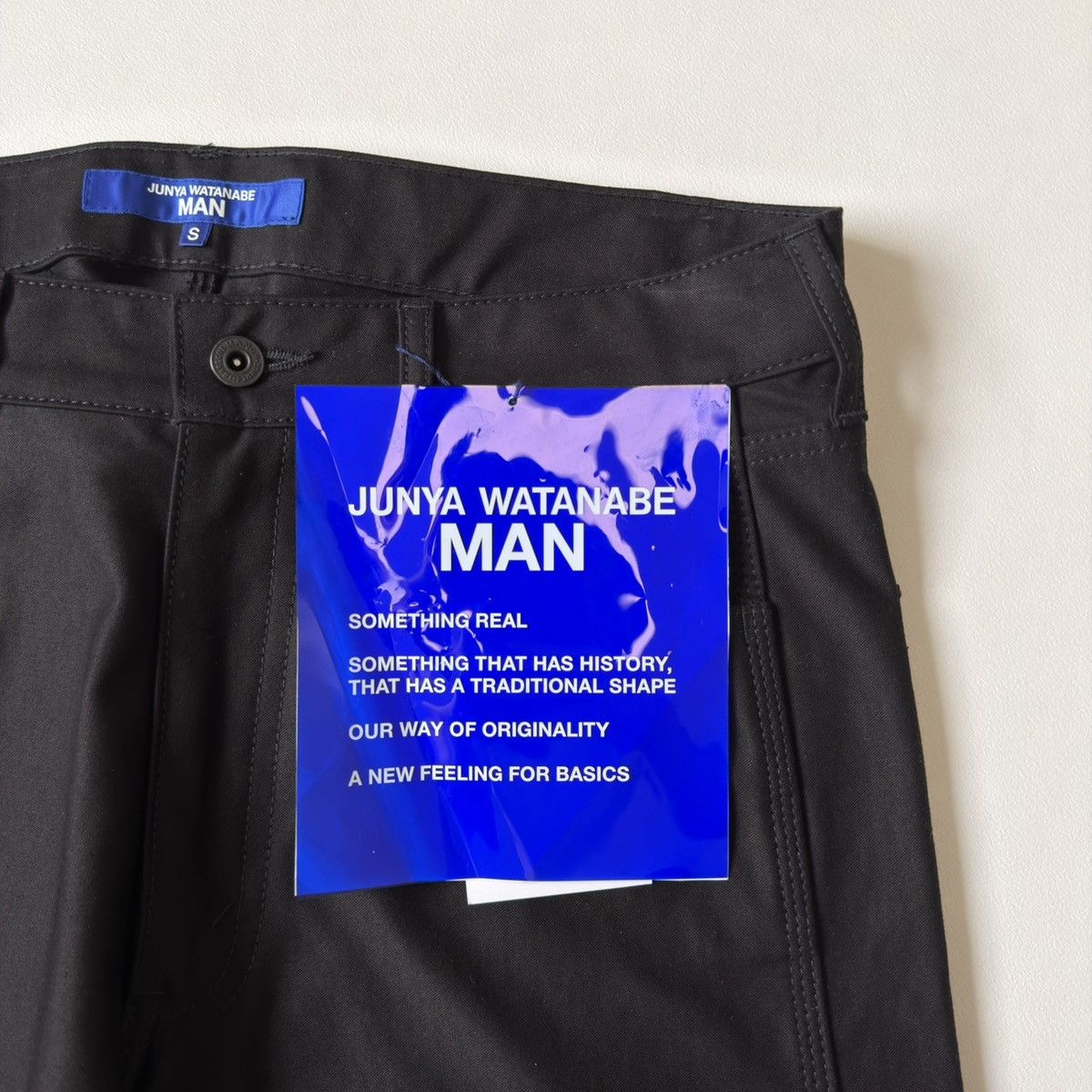 Comme des Garcons A/W 25 Wide Leg Black Cotton ‘Carpenter’ Pants Size US 32 / EU 48 - 8 Thumbnail