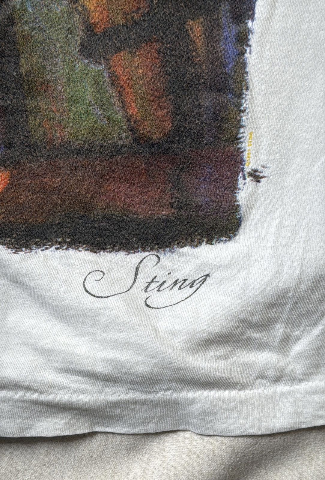 Sting Vintage 1991 Sting Soul Cages Artwork T-shirt Medium Size US M / EU 48-50 / 2 - 4 Thumbnail