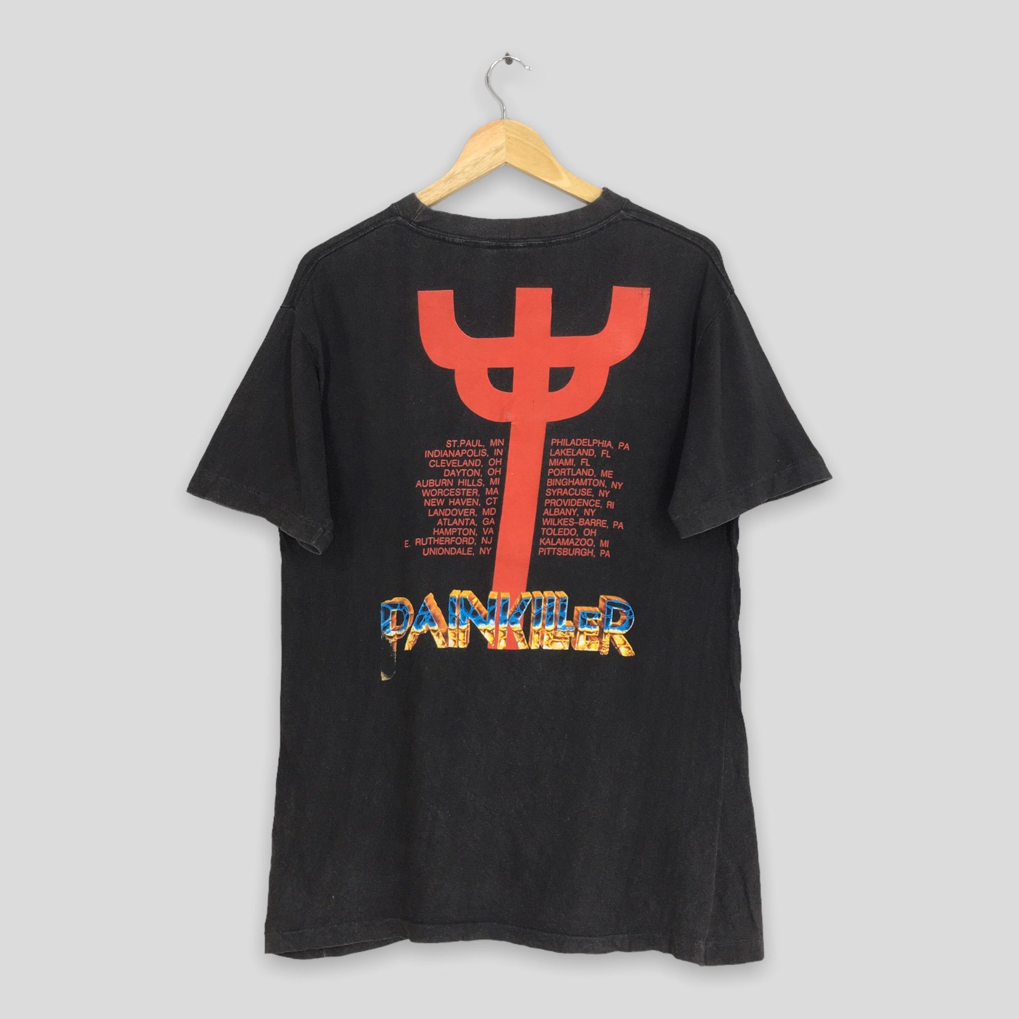 Band Tees Vintage 1991 Judas Priest Painkiller Rock Metal Tshirt Large Size US L / EU 52-54 / 3 - 7 Thumbnail
