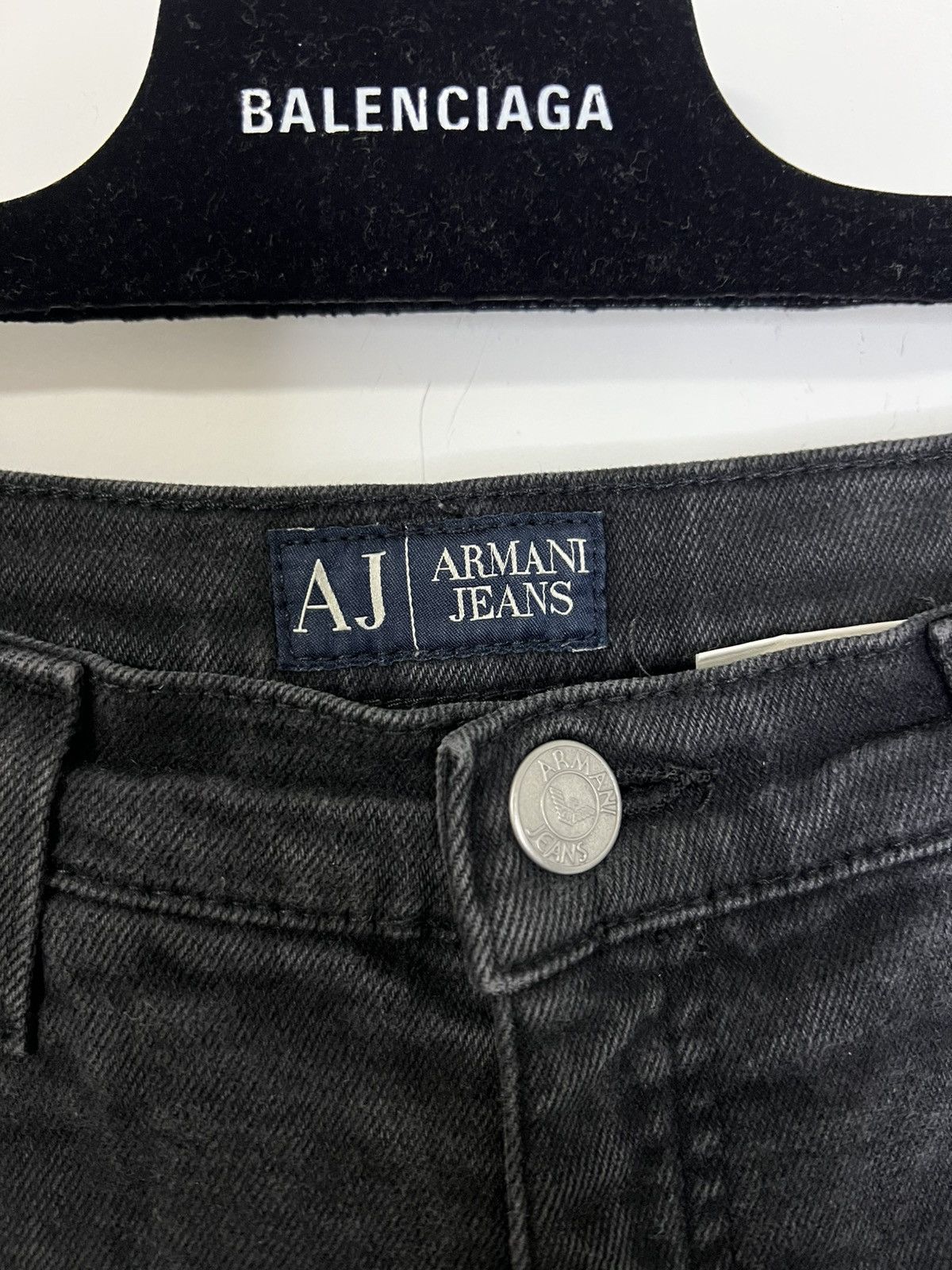 Armani Armani jeans black cotton jeans straight fit S Size US 32 / EU 48 - 2 Thumbnail