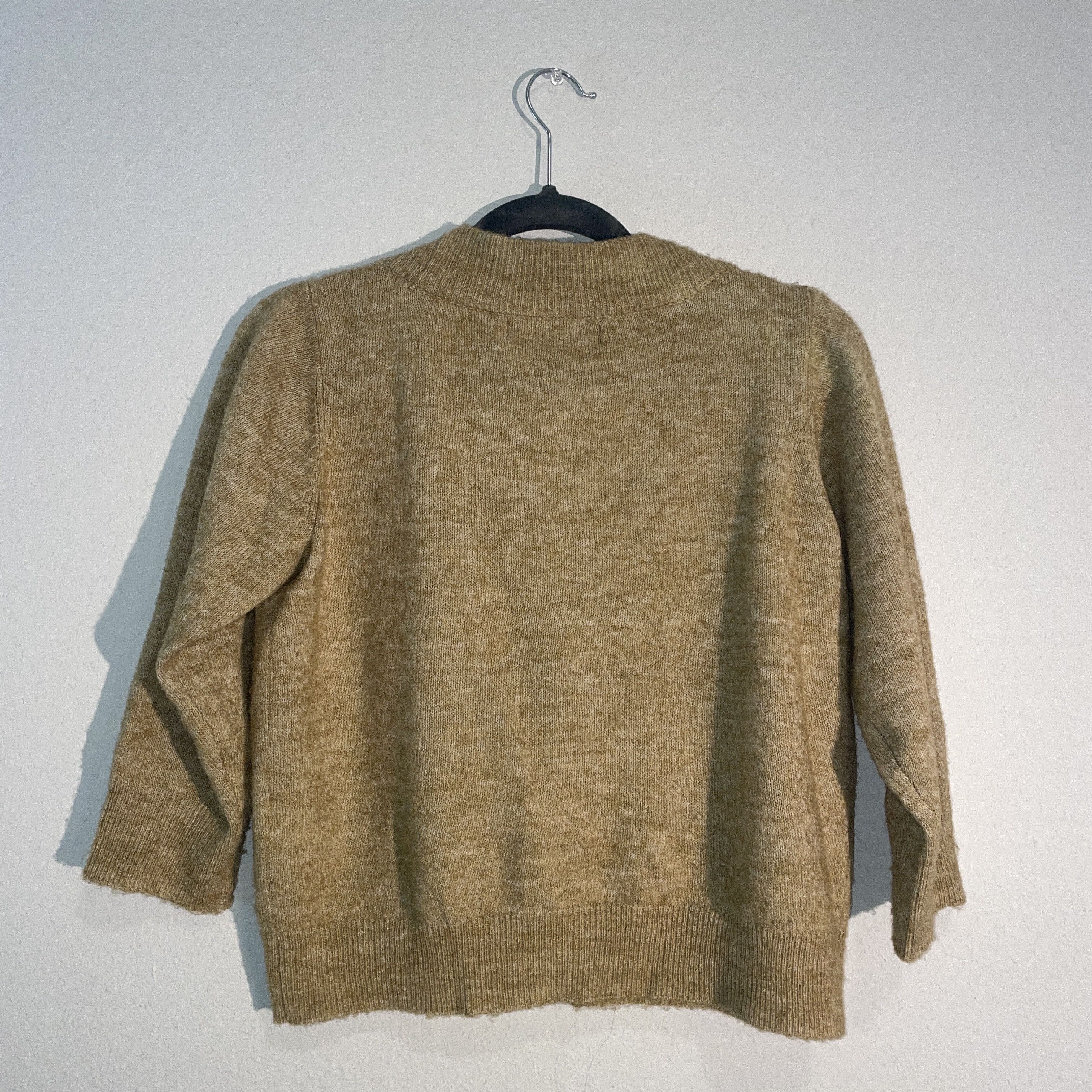 Other VERO MODA Cropped Cardigan Sweater size S Nutmeg Brown Size S / US 4 / IT 40 - 4 Thumbnail