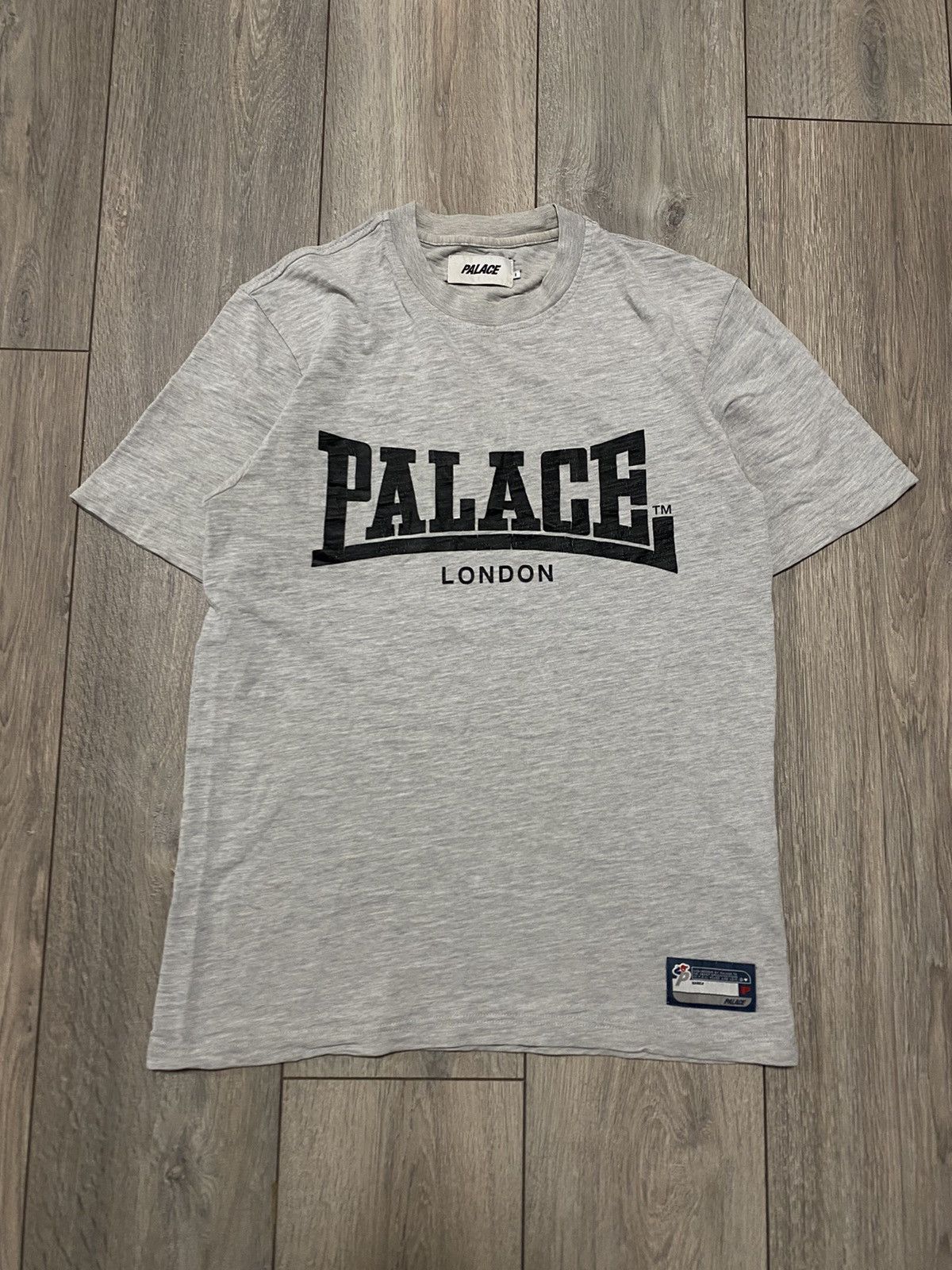 Palace Racey T-Shirt Grey Marl Men's - SS25 - US
