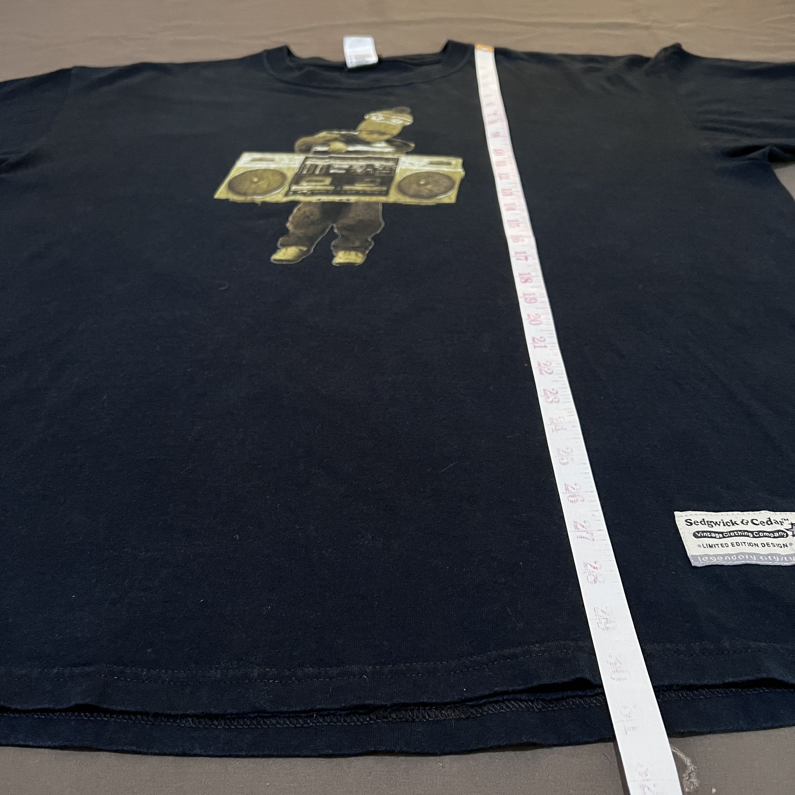Rap Tees × Vintage Vintage Y2K Sedgwick & Cedar 73 Oldschool hiphop Rap Tee 3XL Size US XXL / EU 58 / 5 - 8 Thumbnail
