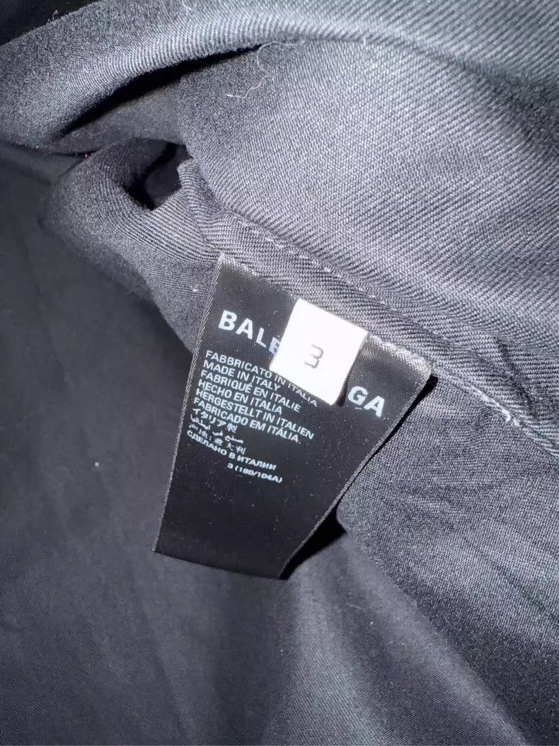 Balenciaga Balenciaga Black letters, big logo, printed silhouette, sh Size US L / EU 52-54 / 3 - 4 Thumbnail