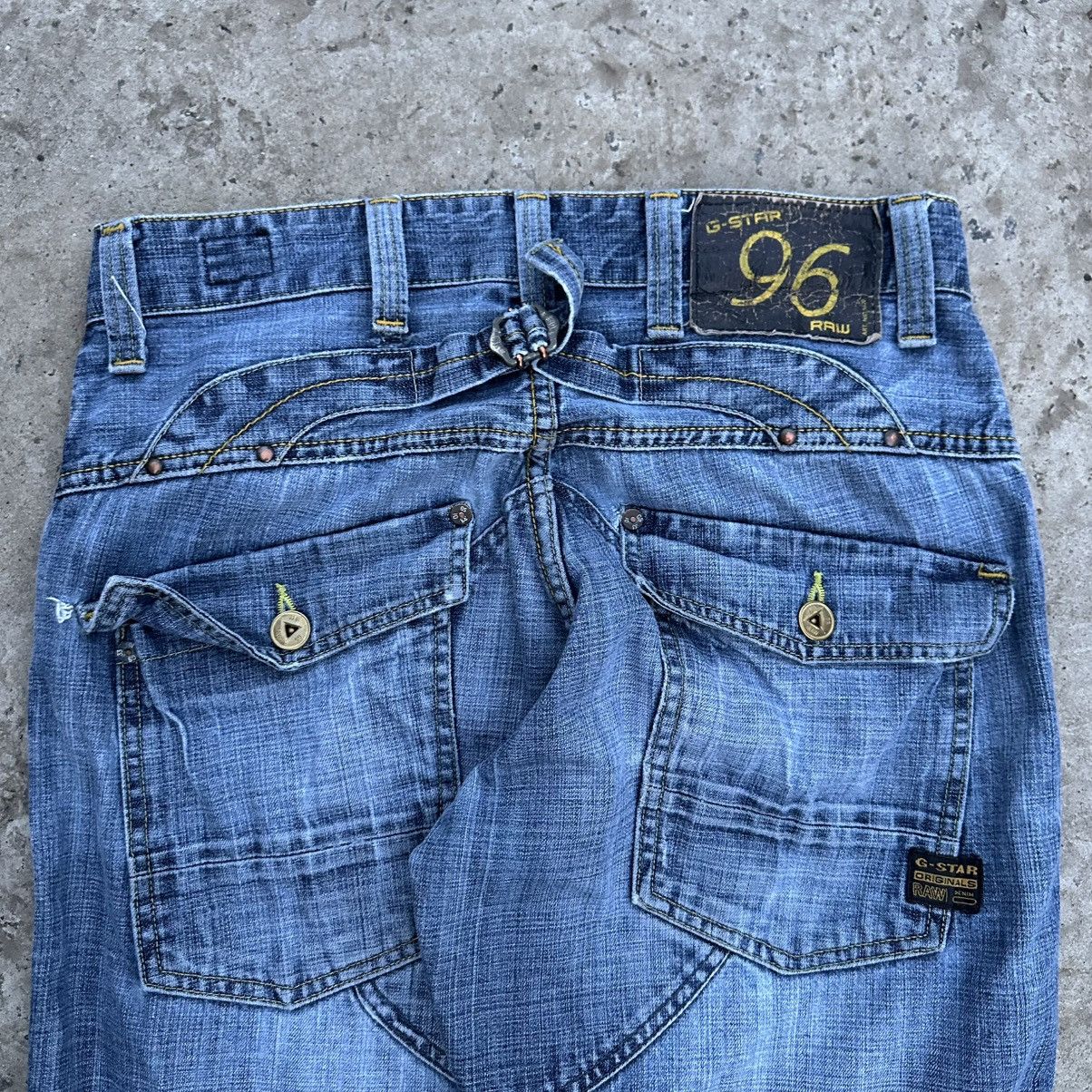 G-Star VTG Japanese G-Star Raw Jeans Double Knee W32xL34 Crazy Fit Size US 32 / EU 48 - 14 Thumbnail