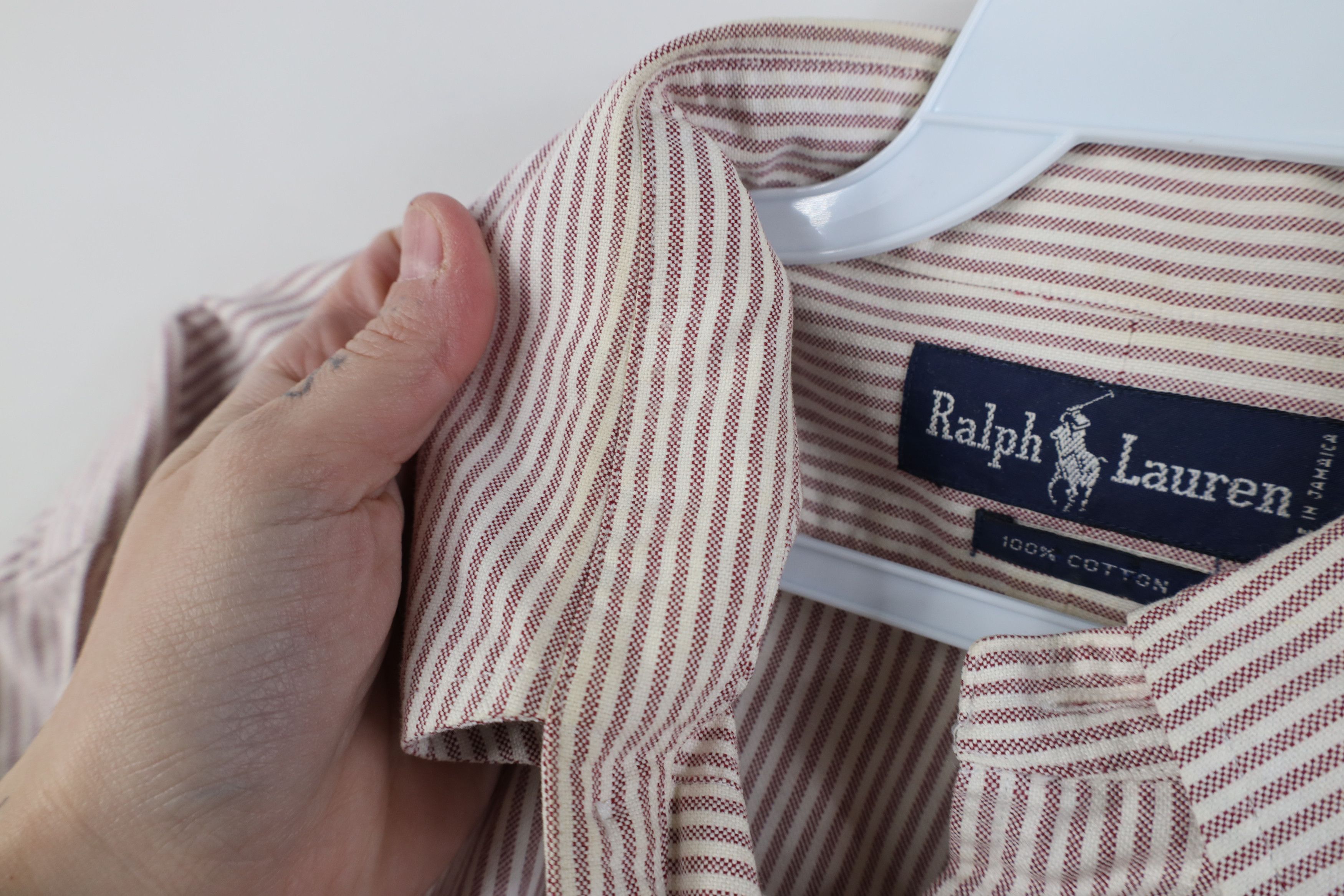 Polo Ralph Lauren Vintage 80s 90s Ralph Lauren Collared Button Down Shirt Size US M / EU 48-50 / 2 - 8 Thumbnail
