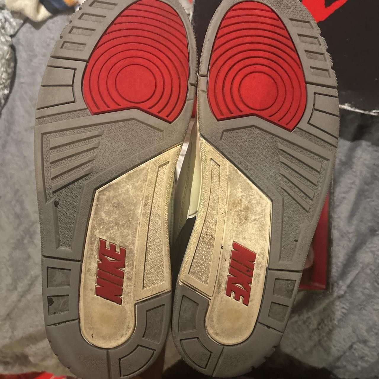 Jordan Brand Air Jordan 3 Retro 'White Cement Reimagined' Size 12.5 Size US 12.5 / EU 45-46 - 3 Thumbnail