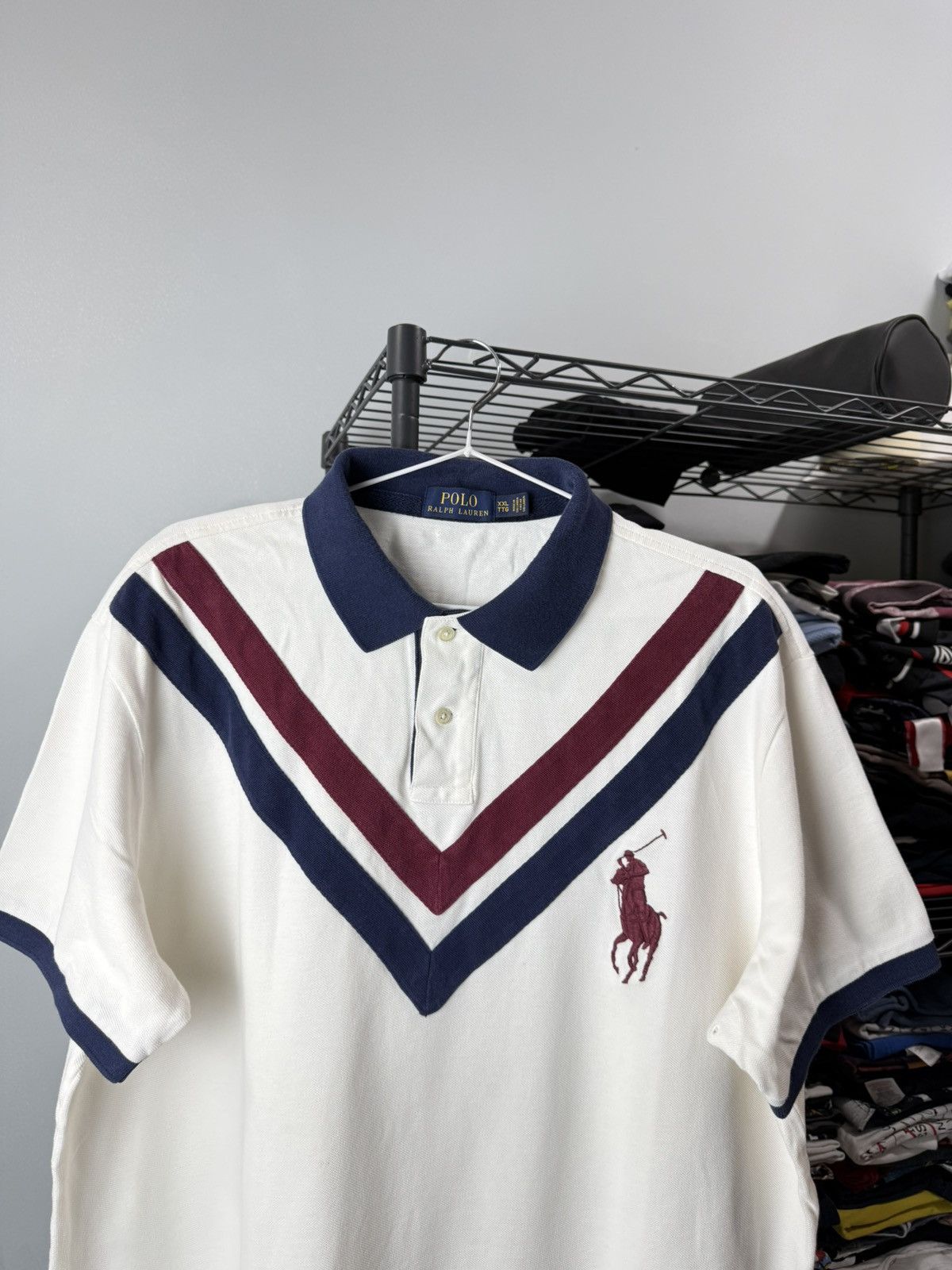 Polo Ralph Lauren Vintage Polo Ralph Lauren Polo Shirt Tee Size US XXL / EU 58 / 5 - 2 Thumbnail