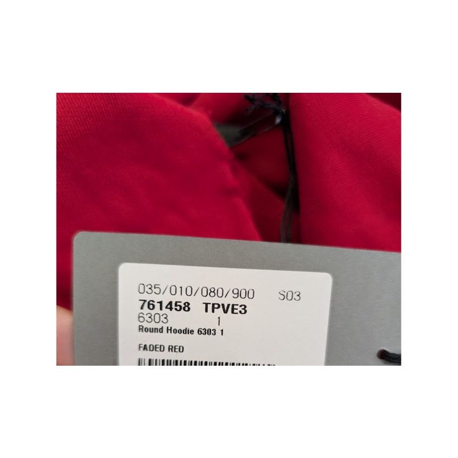 Balenciaga o1rshd1 Round Hoodie in Faded Red Size US S / EU 44-46 / 1 - 20 Thumbnail