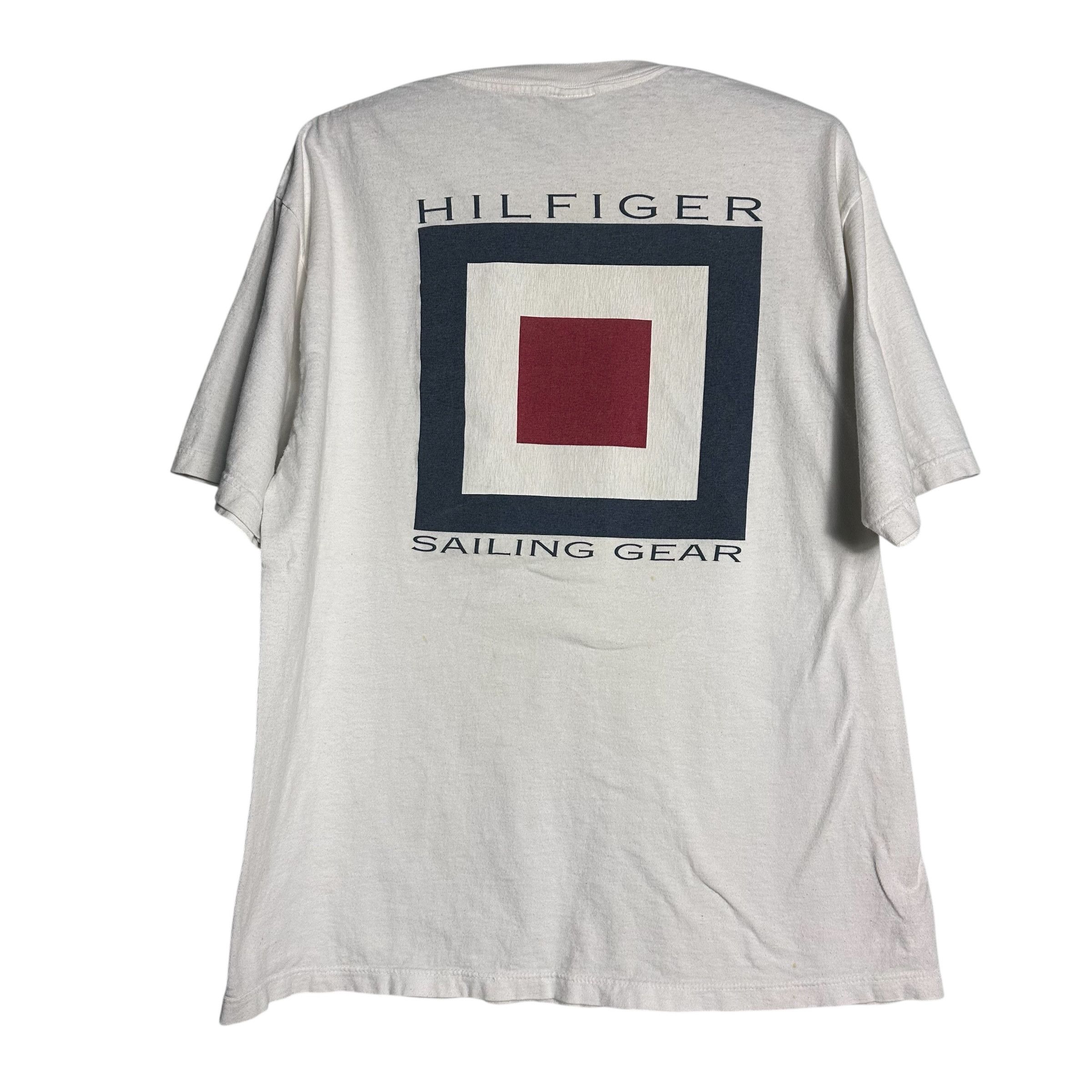 Tommy Hilfiger 🔥RARE🔥Vintage Tommy Hilfiger Sailing Gear OVP T-shirt Size US L / EU 52-54 / 3 - 1 Thumbnail