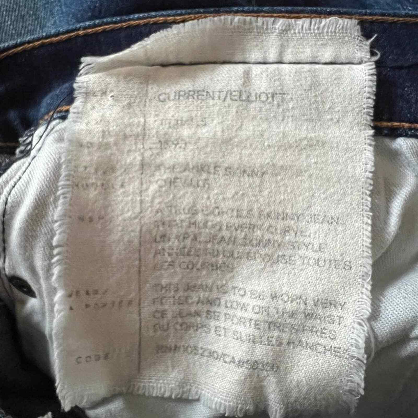 Current/Elliot Current/Elliot Mid-Rise Skinny Leg Jeans, US26 Size 26" / US 2 / IT 38 - 6 Thumbnail