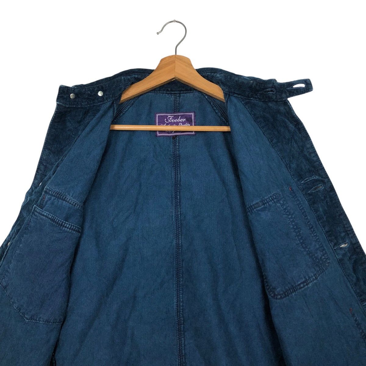 Japanese Brand 📌Rich Blue Indigo Chore Work Jacket Poober Issey Miyake Size US S / EU 44-46 / 1 - 15 Thumbnail