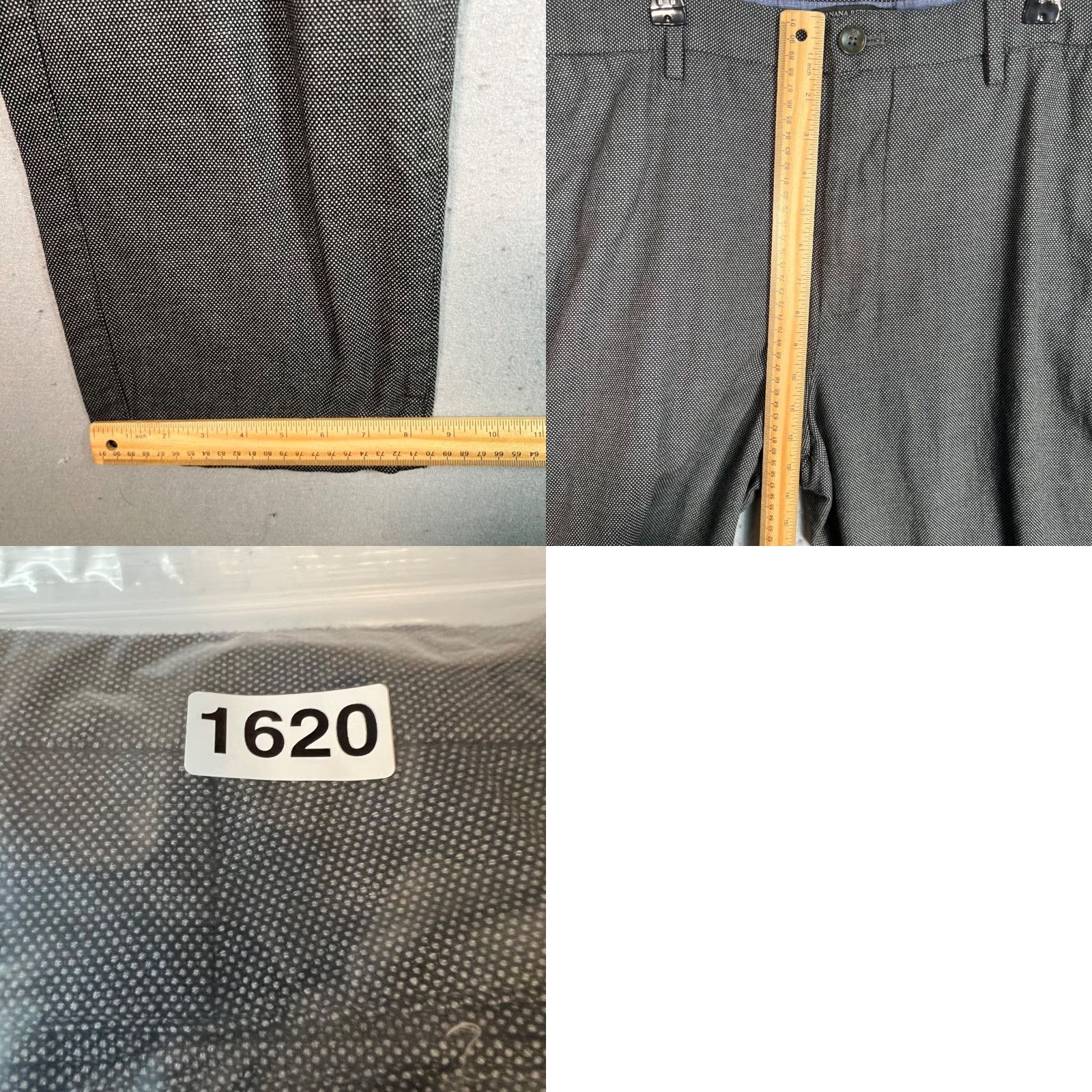 Banana Republic Banana Republic Pants Mens 38 x 32 Gray 100% Cotton Straight Leg Dress Pants Solid Style Mens Size US 38 / EU 54 - 8 Thumbnail