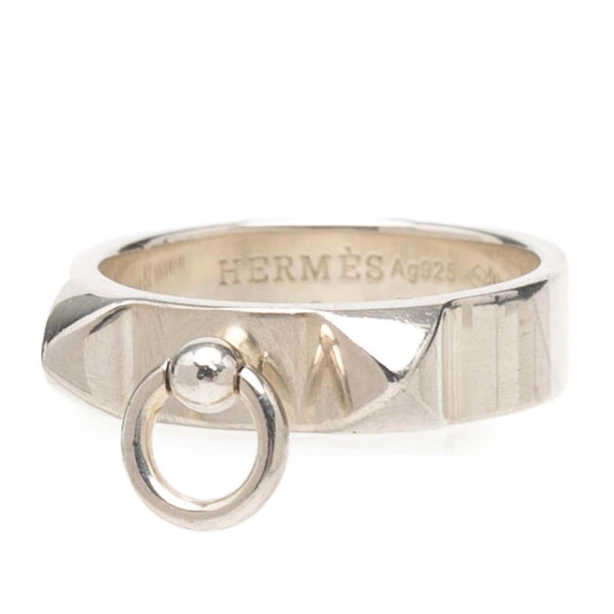 Hermes Hermes Collier de Chien PM Ring, Size #52, SV925 Silver, Women's. Size ONE SIZE - 1 Thumbnail