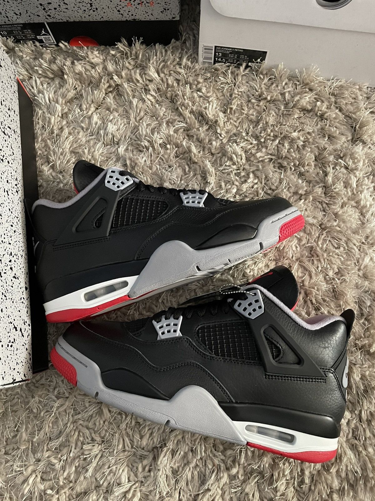 Jordan Brand Jordan 4 Bred Reimagined Size US 9 / EU 42 - 2 Thumbnail