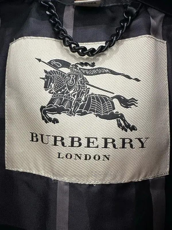 Burberry Burberry Men's Black Leather Coat Size L. Size US L / EU 52-54 / 3 - 4 Thumbnail