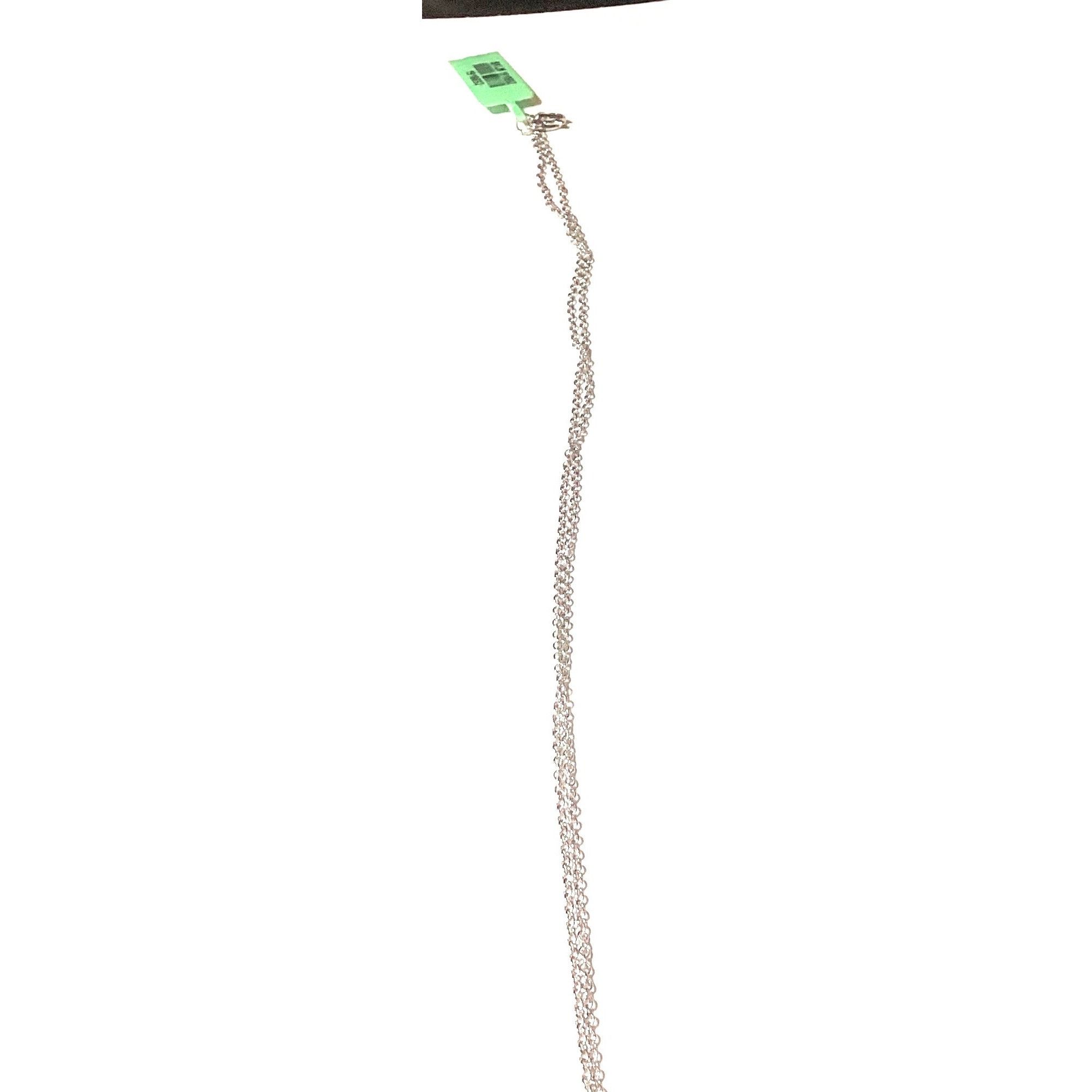 Other Sterling Silver Chain Necklace With Teardrop Amethyst Pendan Size ONE SIZE - 6 Thumbnail