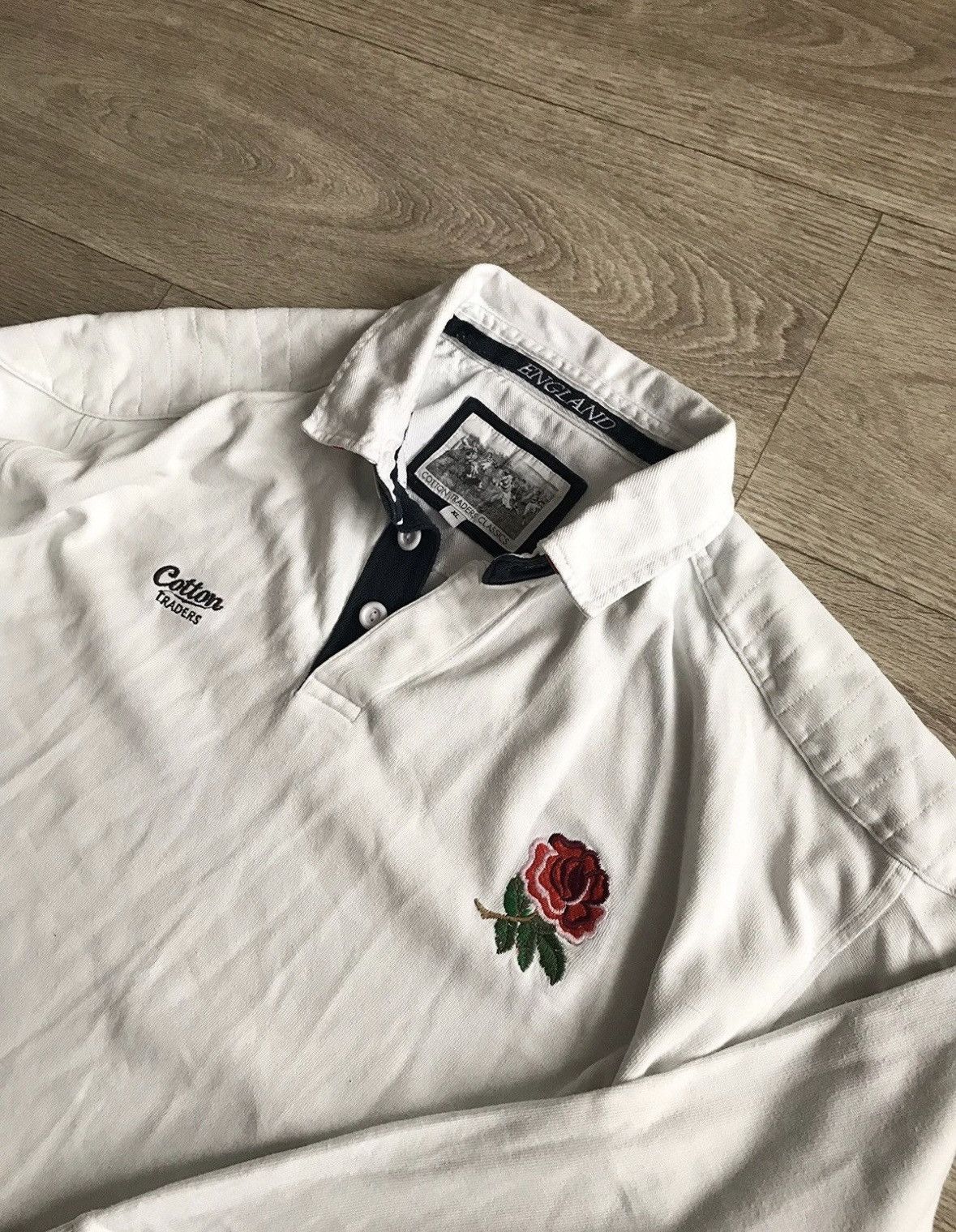 Cotton Traders × Vintage 🔷Vintage England Cotton Traders 1990/93 Shirt Long sleeve🔷 Size US XL / EU 56 / 4 - 2 Thumbnail