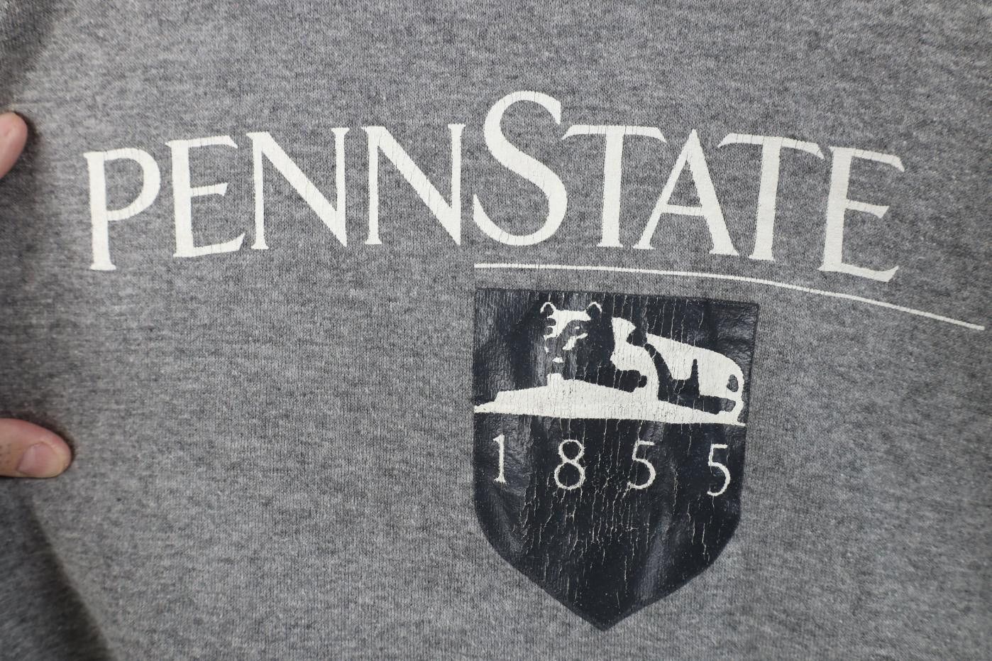 Vintage Vintage 90s Penn State University Crewneck Sweatshirt Gray Size US XXL / EU 58 / 5 - 4 Thumbnail