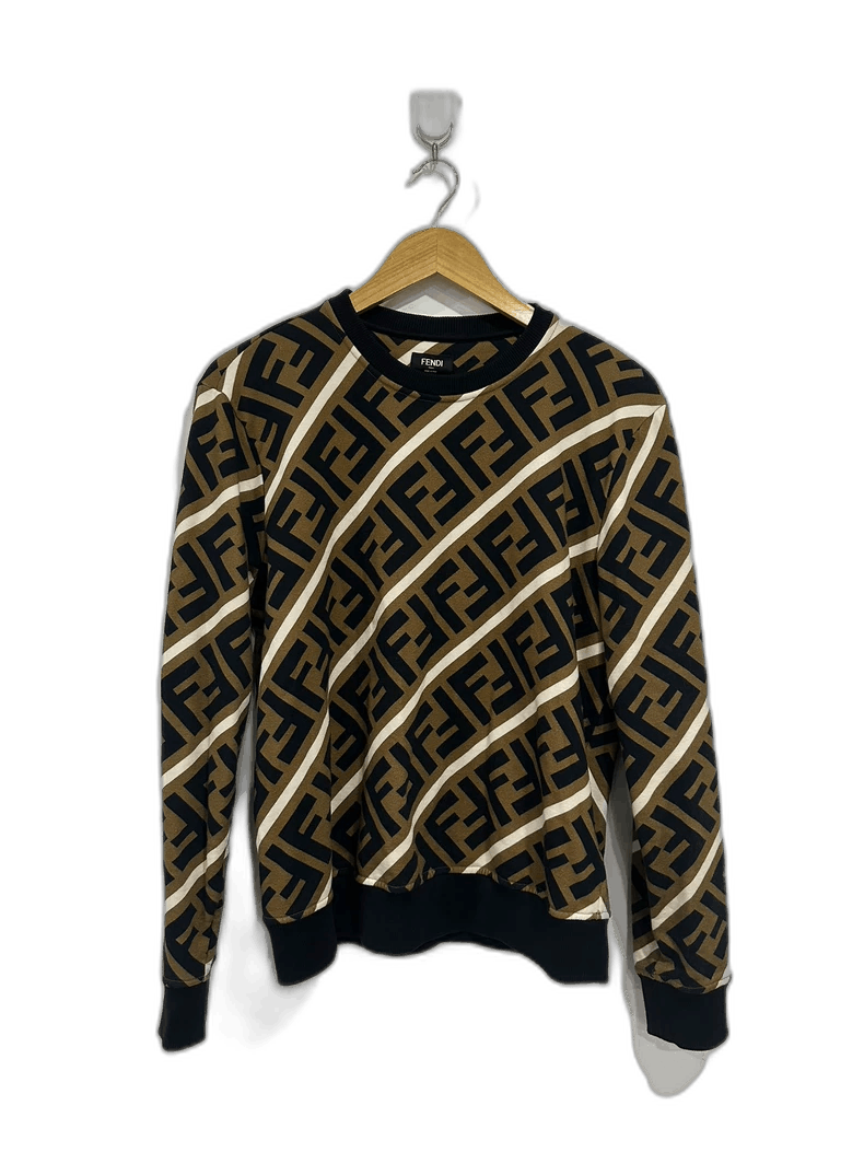 Fendi FF Logo Print Sweater