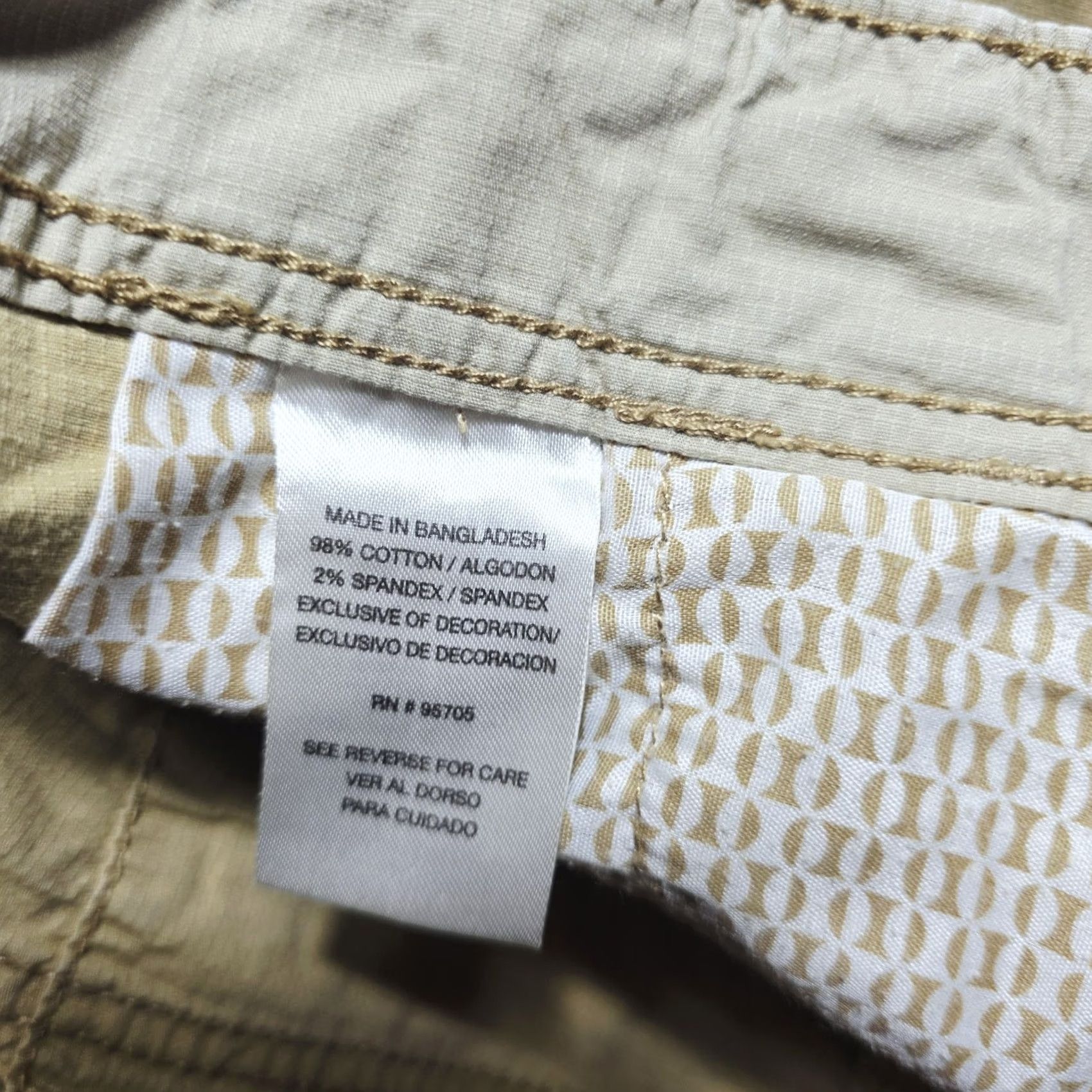 CO Iron Co Cargo Shorts Mens Size 38 Khaki Brown Pockets Hiking Outdoor Mens Size US 38 / EU 54 - 7 Thumbnail