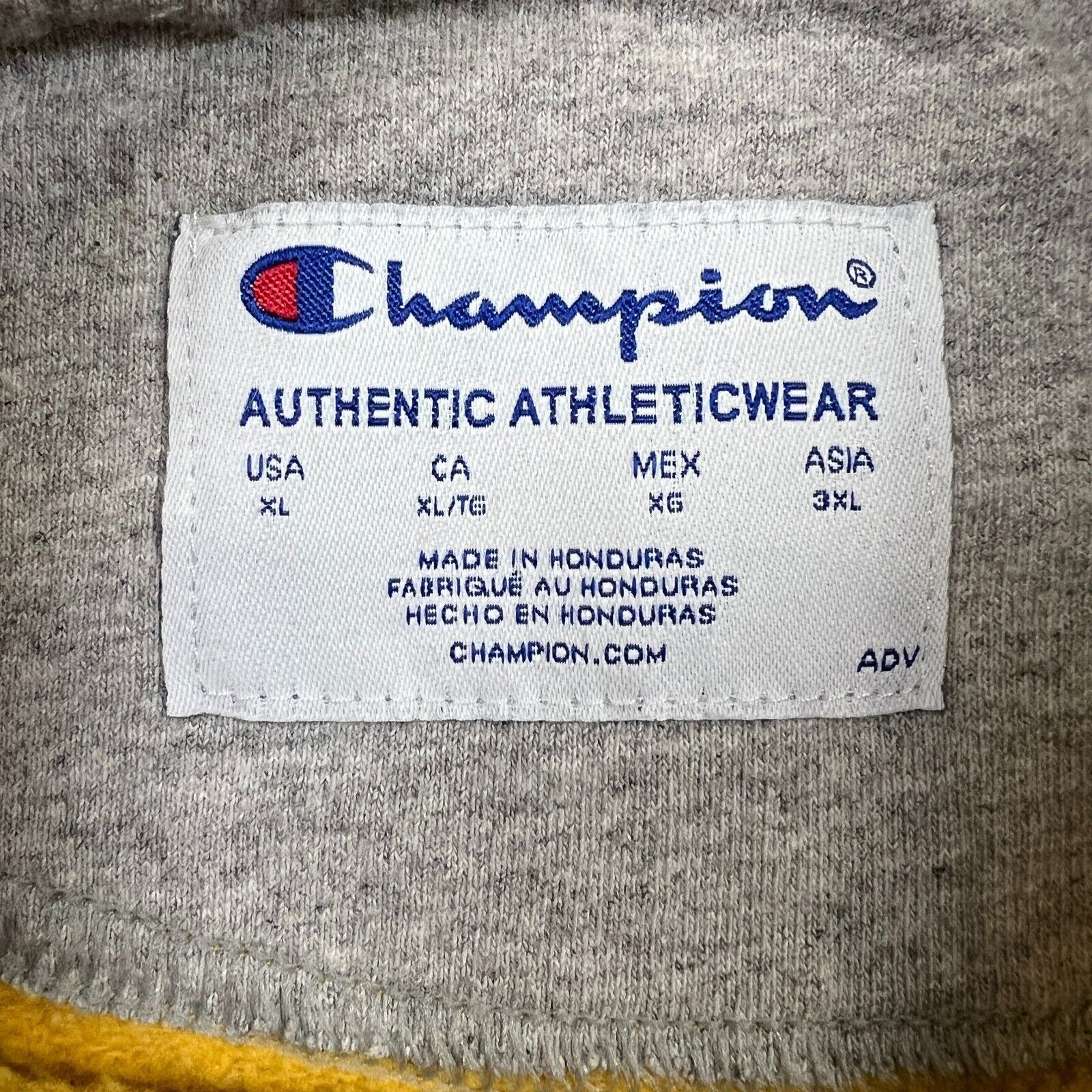 Champion × Vintage Champion Sweatshirt XL Yellow Athleticwear Pullover Crewneck Size US XL / EU 56 / 4 - 7 Thumbnail
