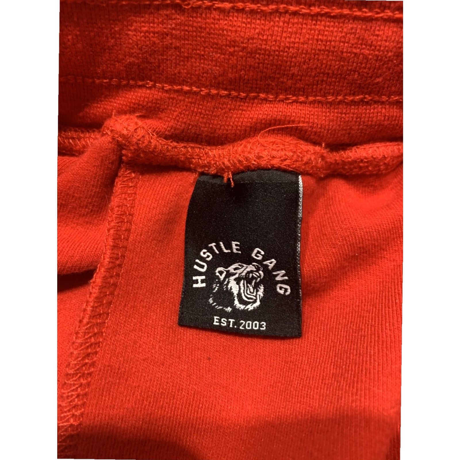 NANGA Hustle Gang Fleece Shorts Mens Large Red Sweat Size US 33 - 4 Thumbnail