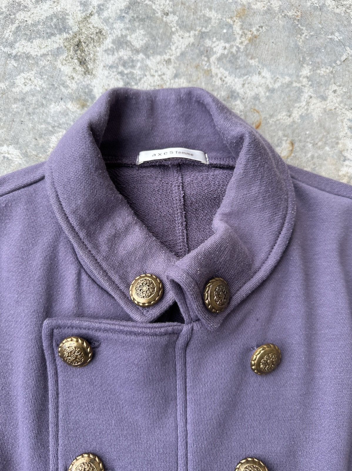Vintage Napoleon Y2K medieval french terry jacket button up shirt Size S / US 4 / IT 40 - 6 Thumbnail