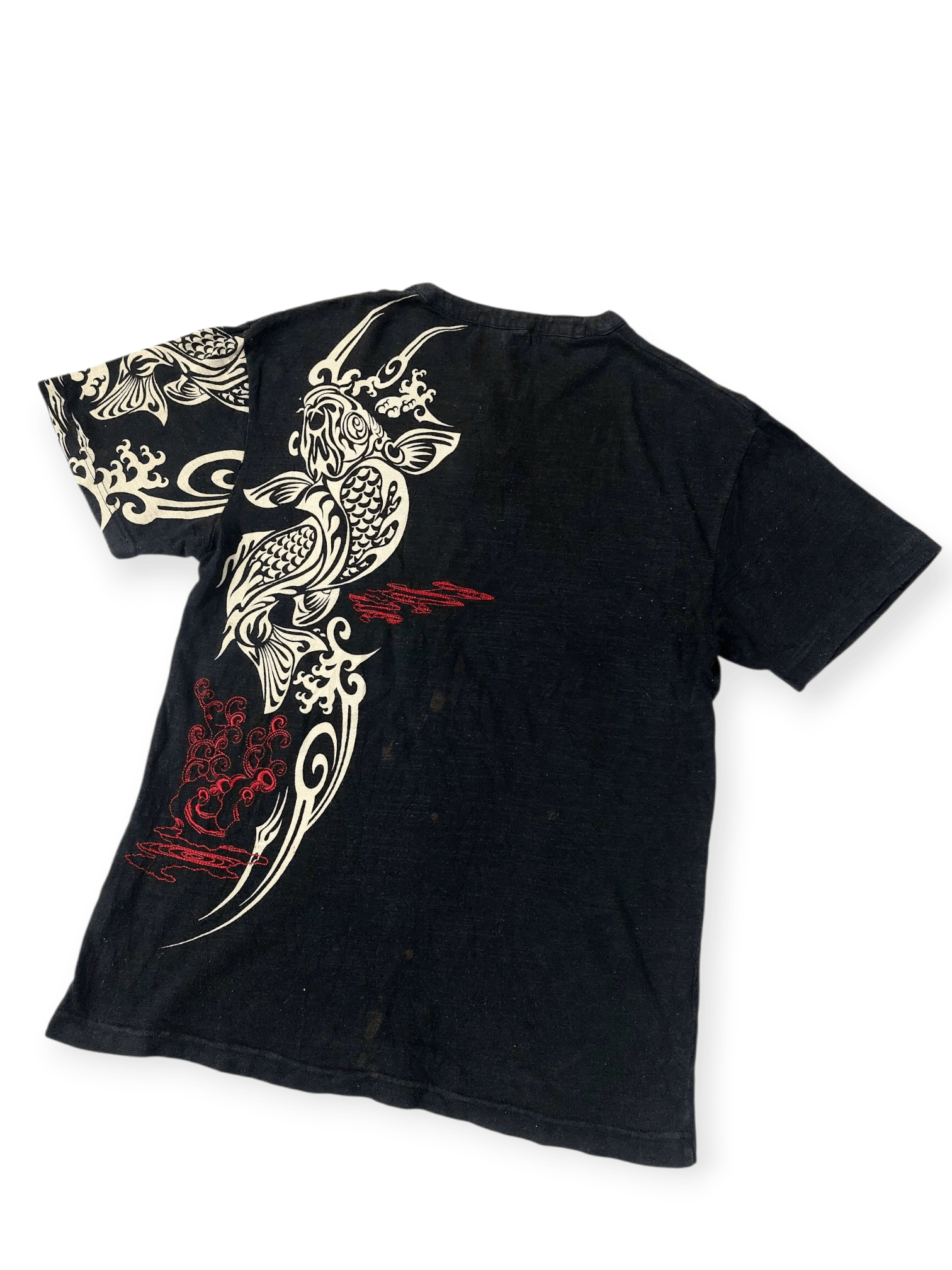 Vintage Japanese Culture 'Koi Fish' Karakuri Tamashi Style Size US L / EU 52-54 / 3 - 9 Thumbnail