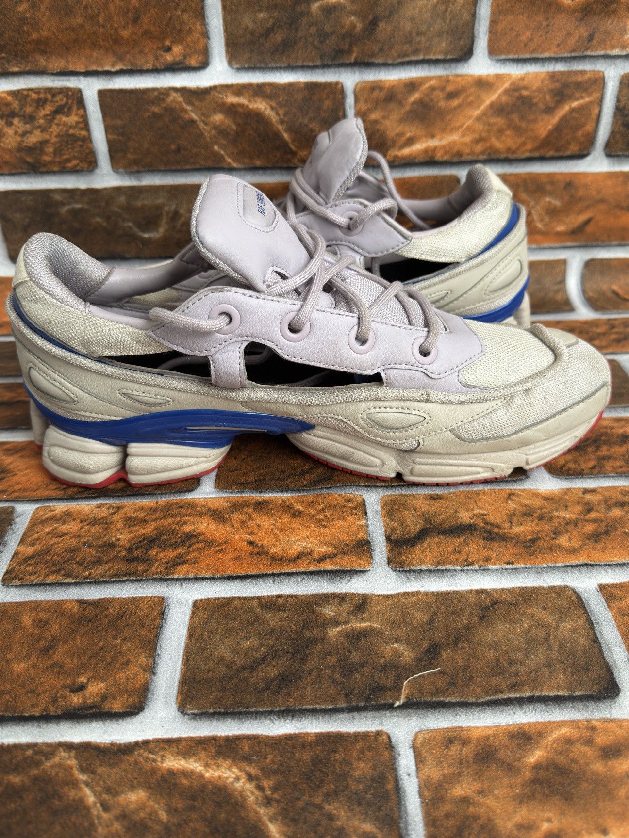 Adidas × Raf Simons Ozweego cut out sneaker Size US 11 / EU 44 - 16 Thumbnail
