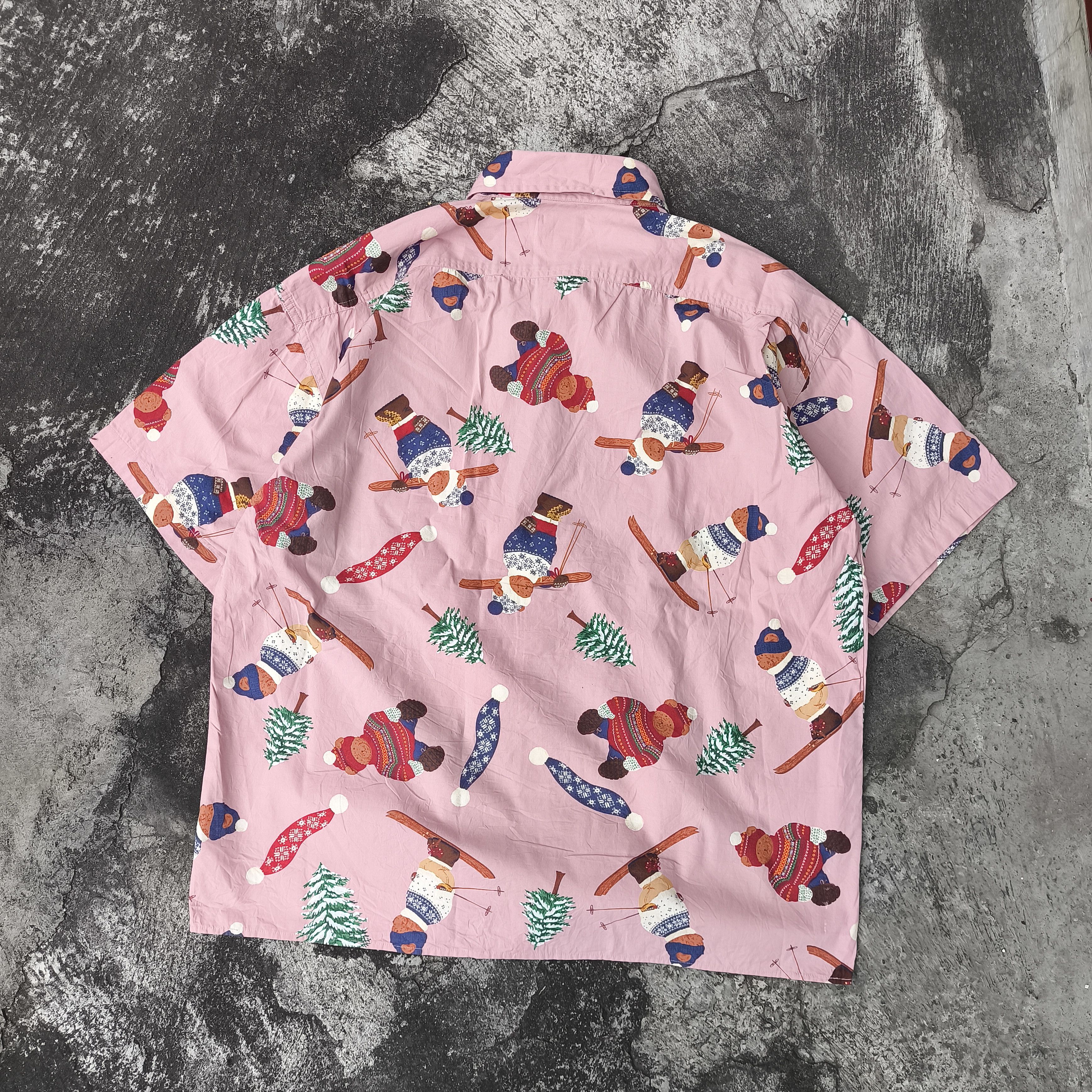 Issey Miyake Karl helmut all over print button up shirt Size US L / EU 52-54 / 3 - 2 Thumbnail