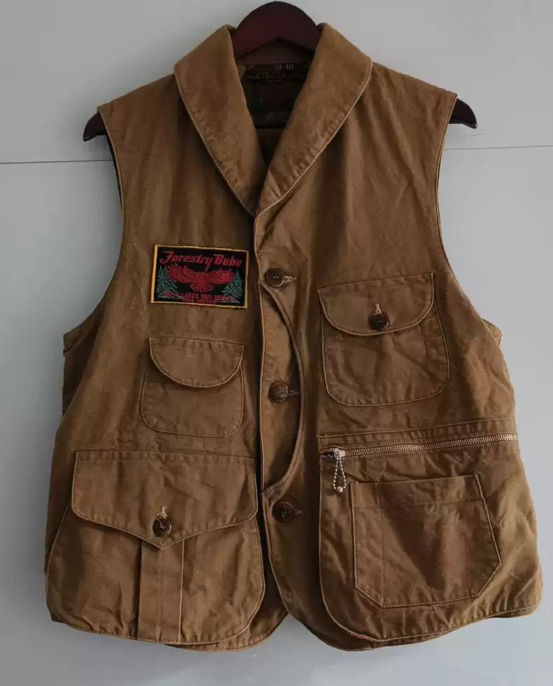 image of Freewheelers Hunting Vest in Brown, Men's (Size Large)