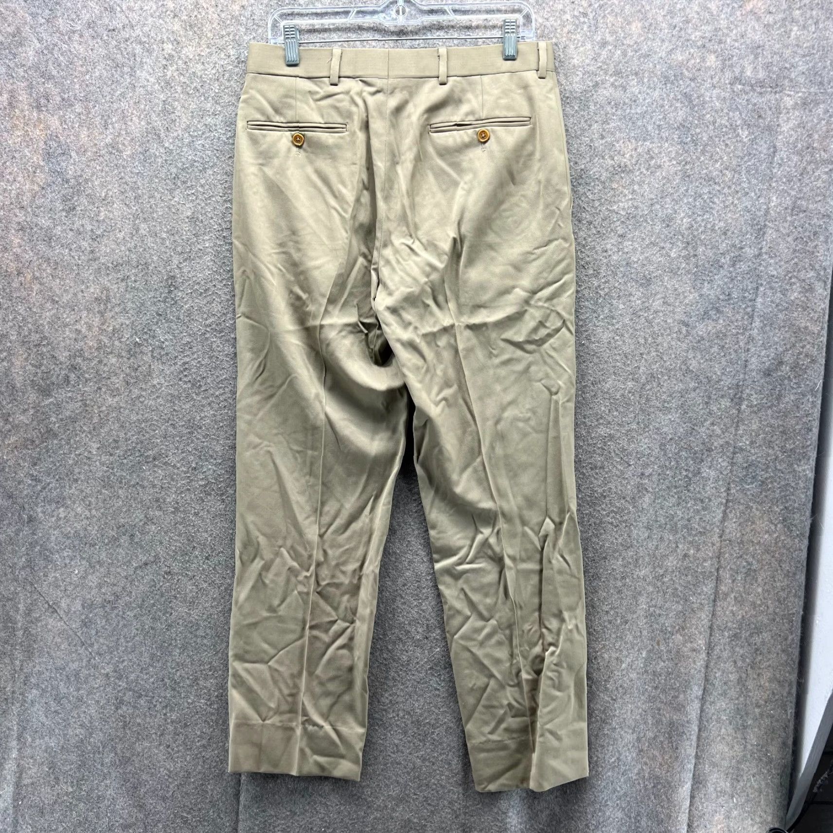 Brooks Brothers Brooks Brothers Pants Men 32x32 Khaki Chino Pleated Regent Tan Beige Trousers Size US 32 / EU 48 - 2 Thumbnail