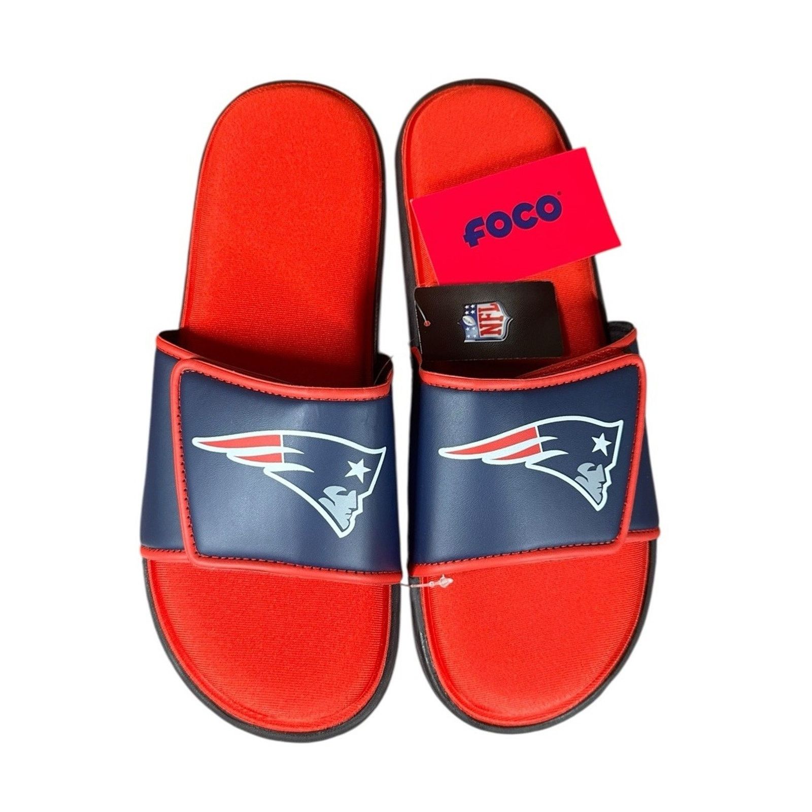 Other FOCO New England Patriots NFL Mens Foam Sport Slide Sandals Size US 14 / EU 47 - 1 Thumbnail