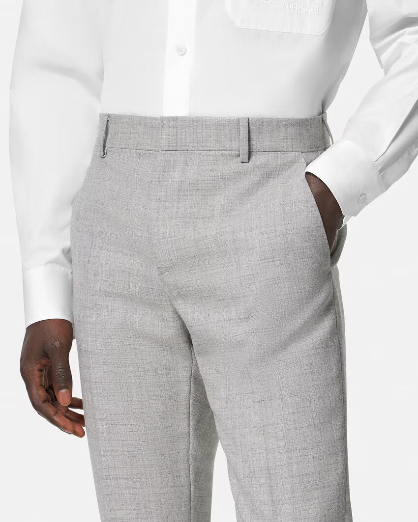 Versace o1s22i1n0125 Cigarette Pant in Grey Size US 34 / EU 50 - 3 Thumbnail