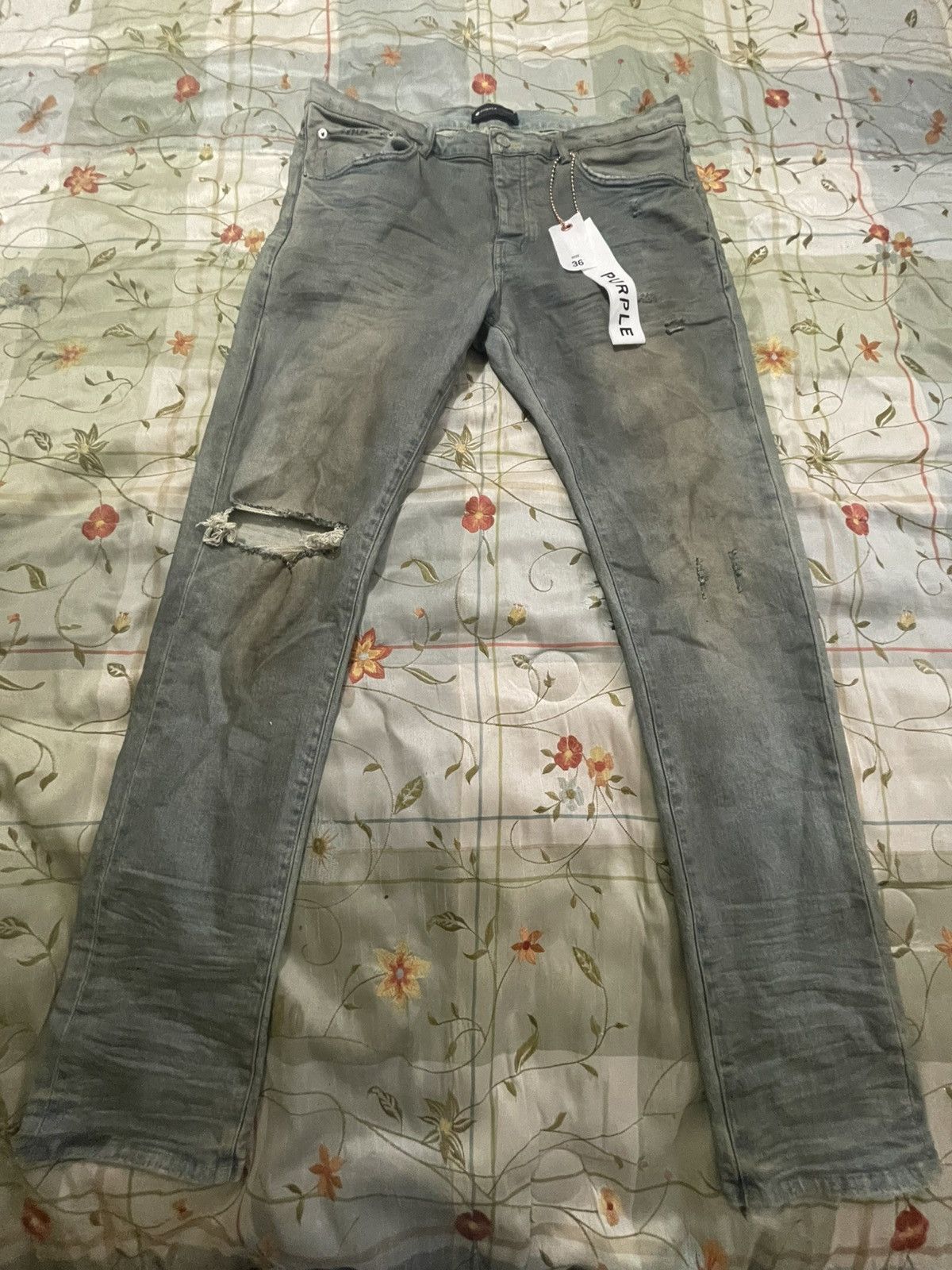Purple Brand Purple Jeans Size US 36 / EU 52 - 2 Thumbnail