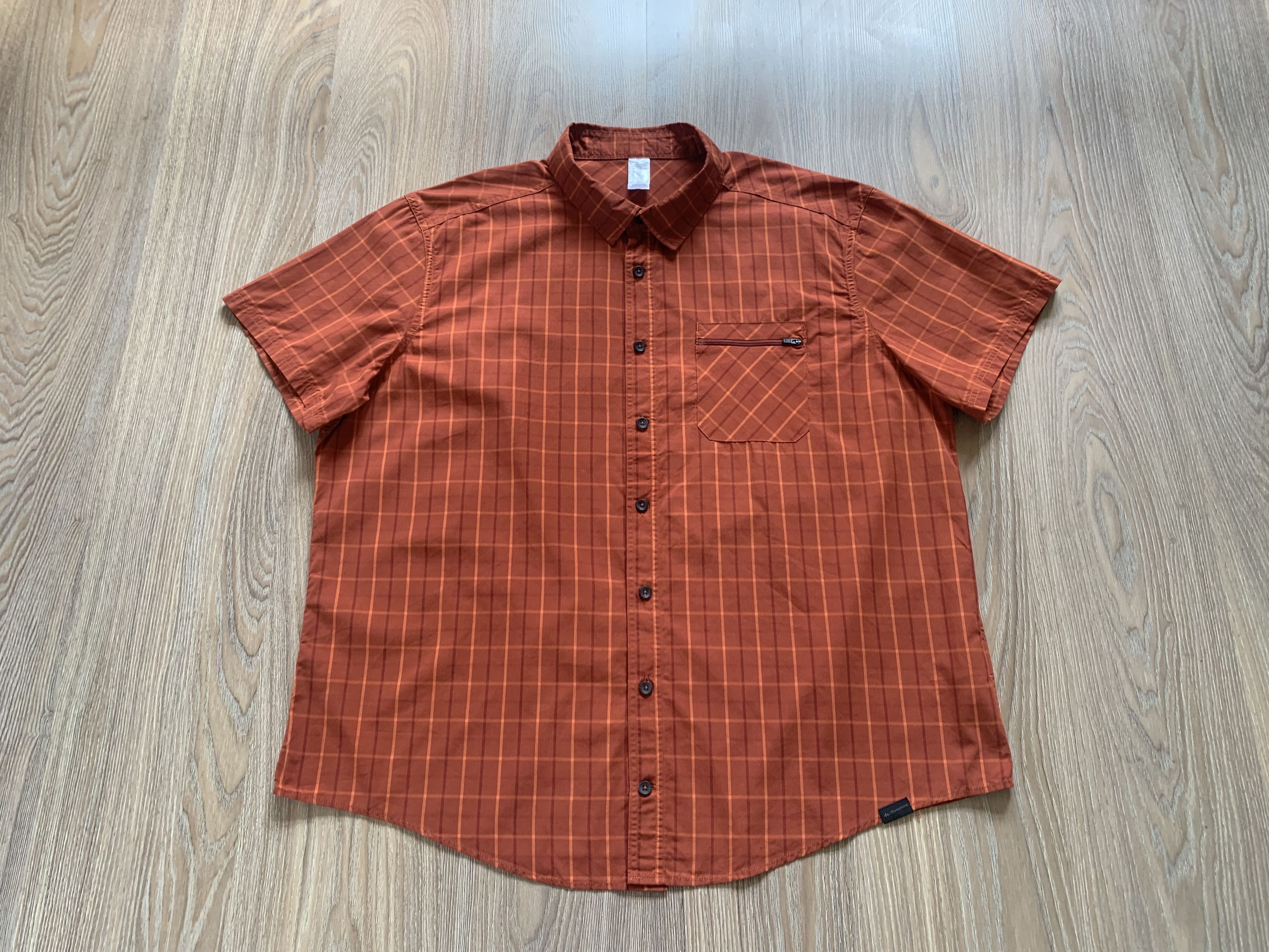 Other Quechua Short Sleeve Plaid Trekking Shirt Size US XXL / EU 58 / 5 - 2 Thumbnail