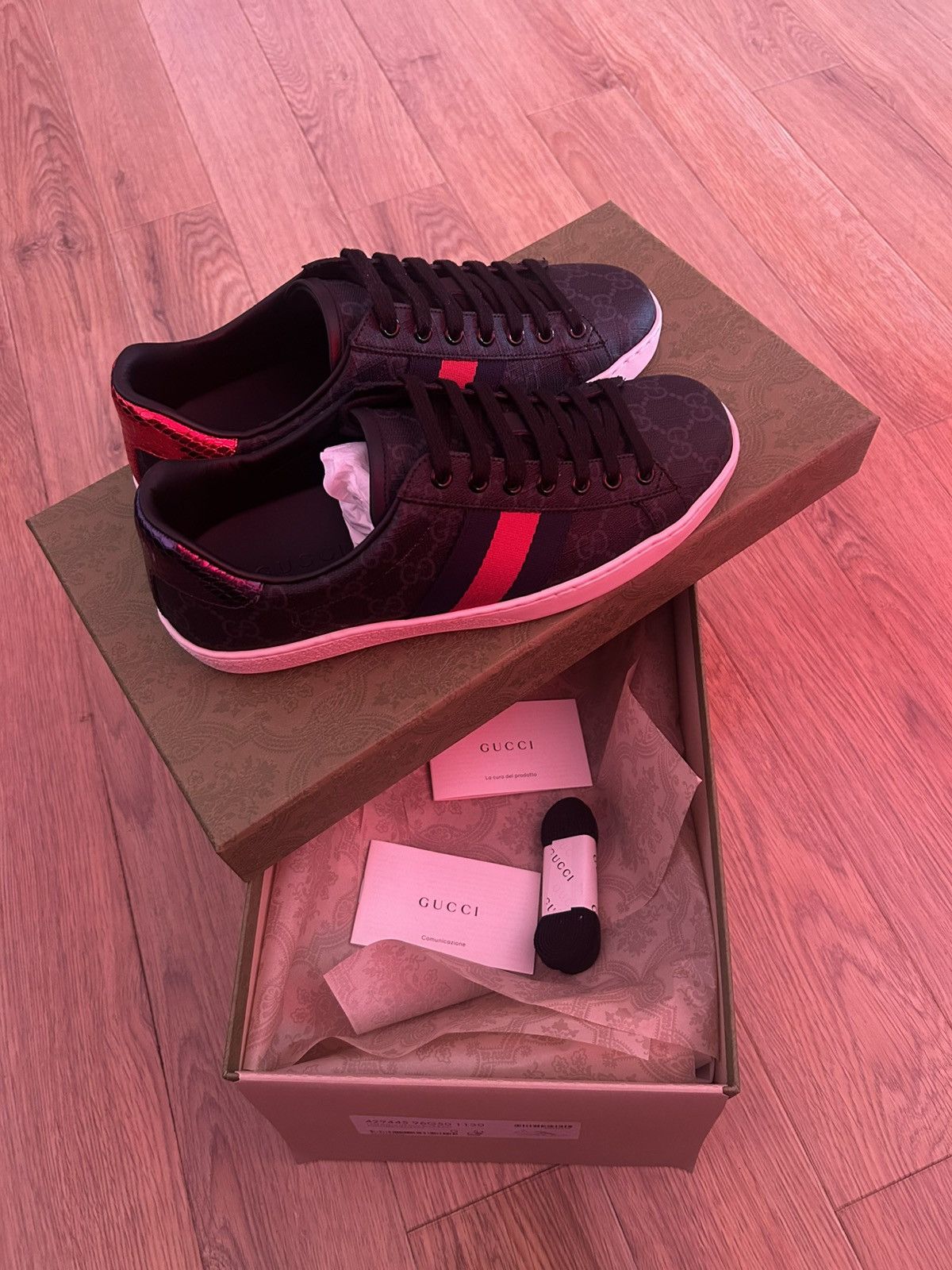 Gucci Gucci Ace Trainer Size US 5.5 / EU 38 - 8 Thumbnail