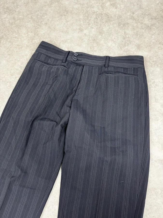 Dolce & Gabbana 2000s Dolce & Gabbana Navy Classy Striped Pants Size US 30 / EU 46 - 6 Thumbnail