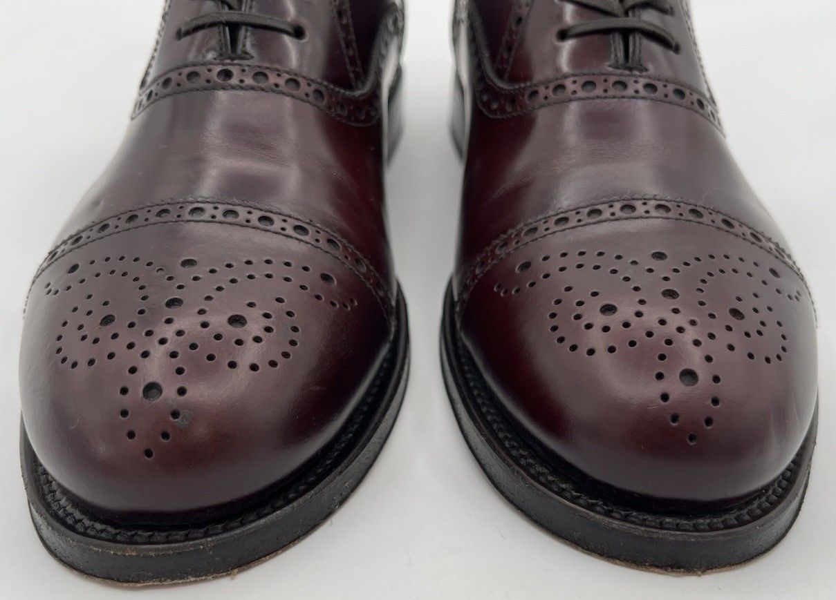 Brooks Brothers Brooks Brothers Golden Fleece Burgundy Leather Oxfords 8D Size US 8 / EU 41 - 3 Thumbnail