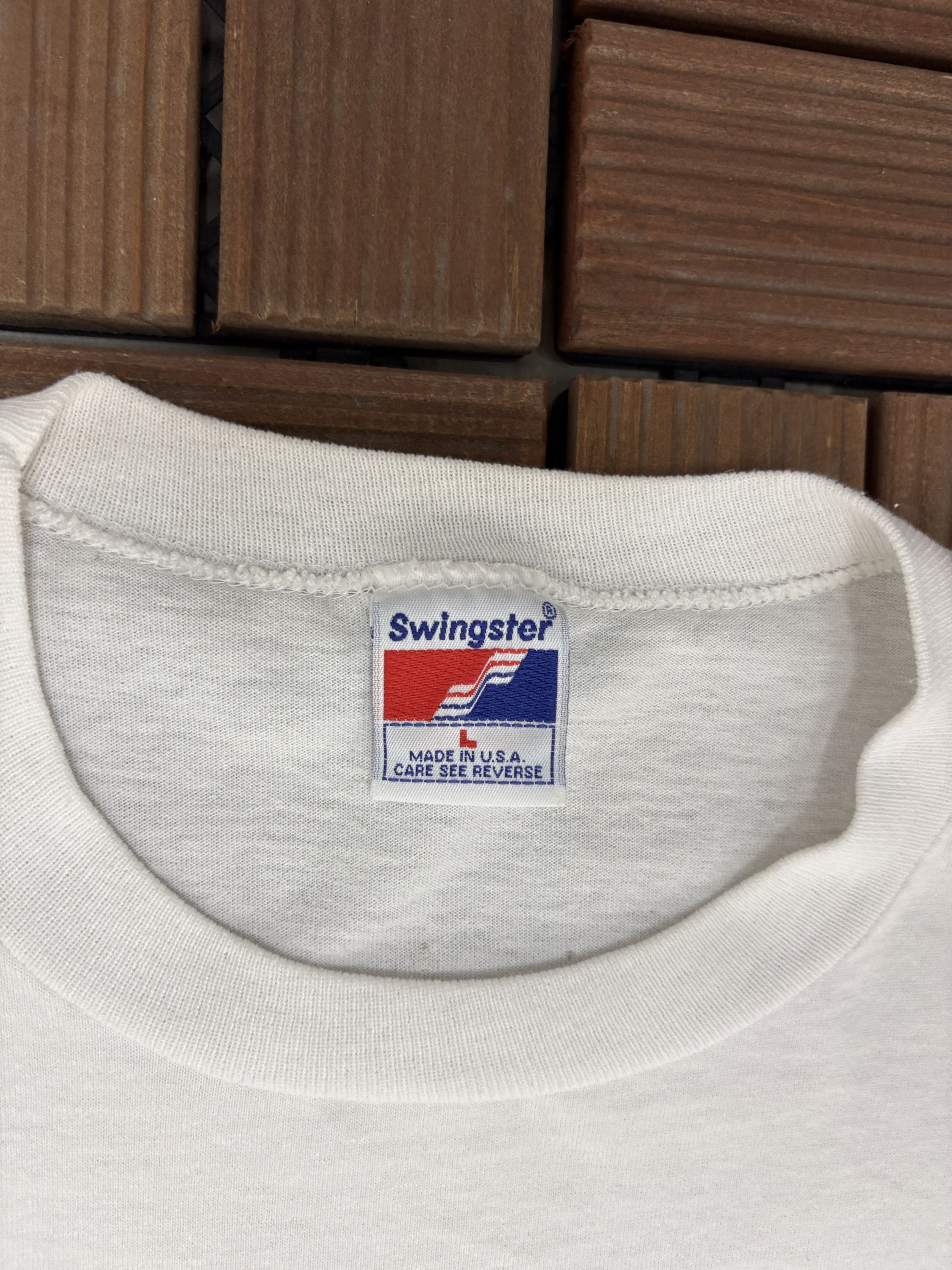 Dunlop × Vintage Dunlop Driving To The Future Vintage White T-Shirt Tee Size US L / EU 52-54 / 3 - 5 Thumbnail