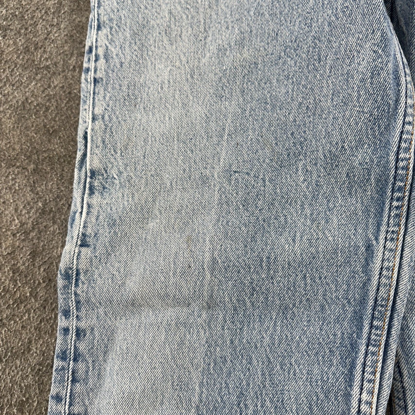 Levi's VINTAGE Levi's 501 Jeans Mens 34x31 Blue Regular Light Wash 90s USA Made Distressed Button Fly 5-Pocket Size US 34 / EU 50 - 5 Thumbnail