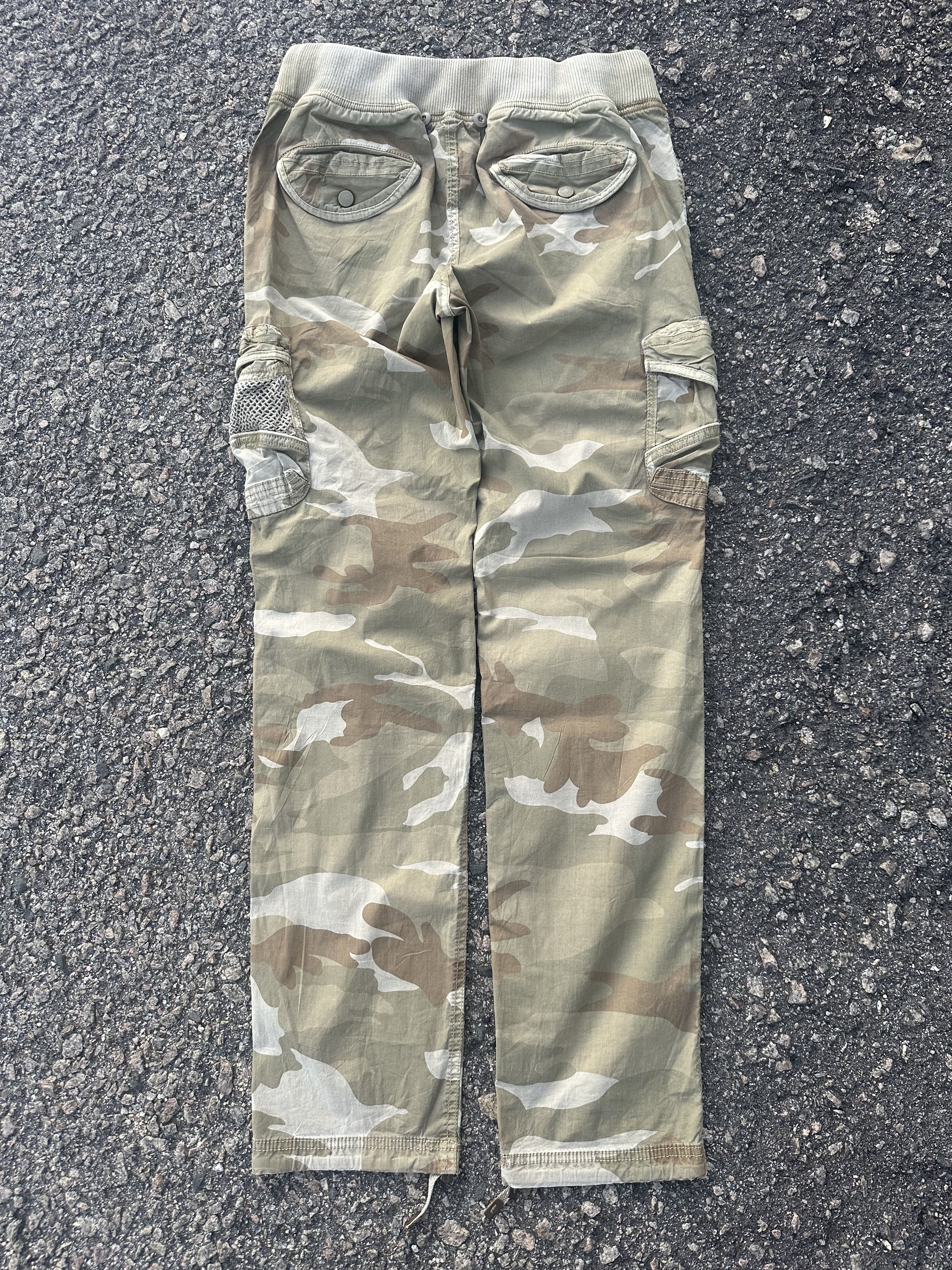 GOA G.O.A Goa Drawstring Flared Cargo Pants Size US 28 / EU 44 - 3 Thumbnail