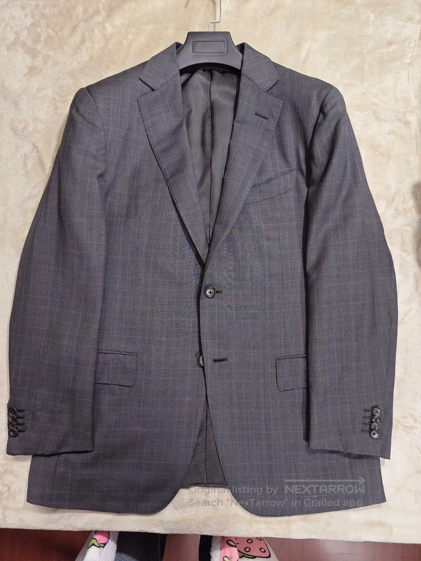 Ermenegildo Zegna Zegna Gray Wool Blend Suit Jacket. Size US M / EU 48-50 / 2 - 5 Thumbnail