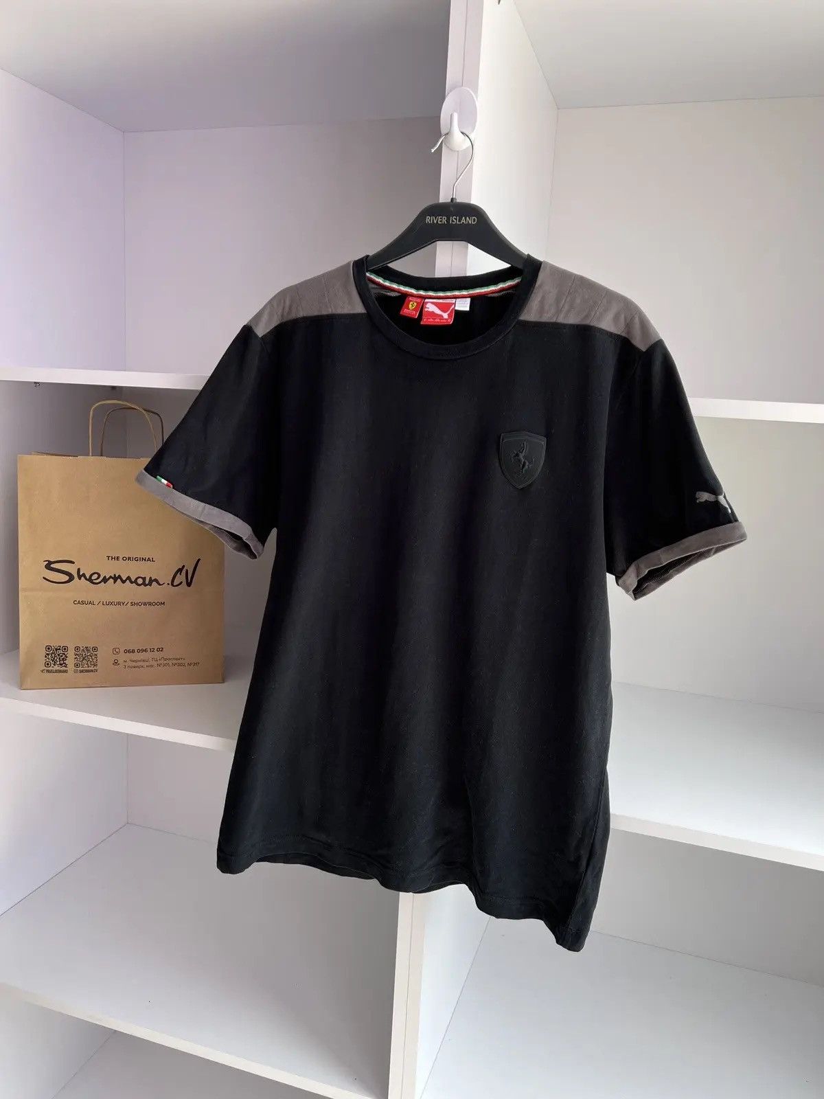 Ferrari × Puma × Vintage Vintage Puma Ferrari Racing T-Shirt Size US XL / EU 56 / 4 - 2 Thumbnail