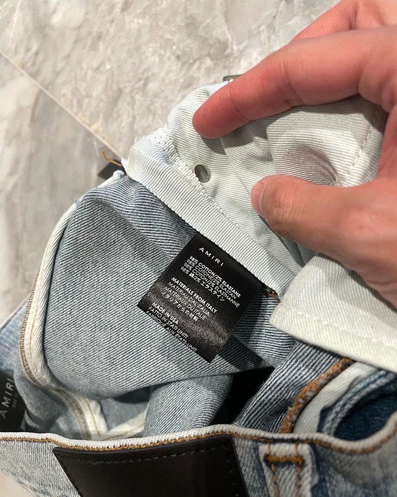 Amiri Amiri Wash Blue Orange Casual Pants-2506 Size US 31 - 4 Thumbnail