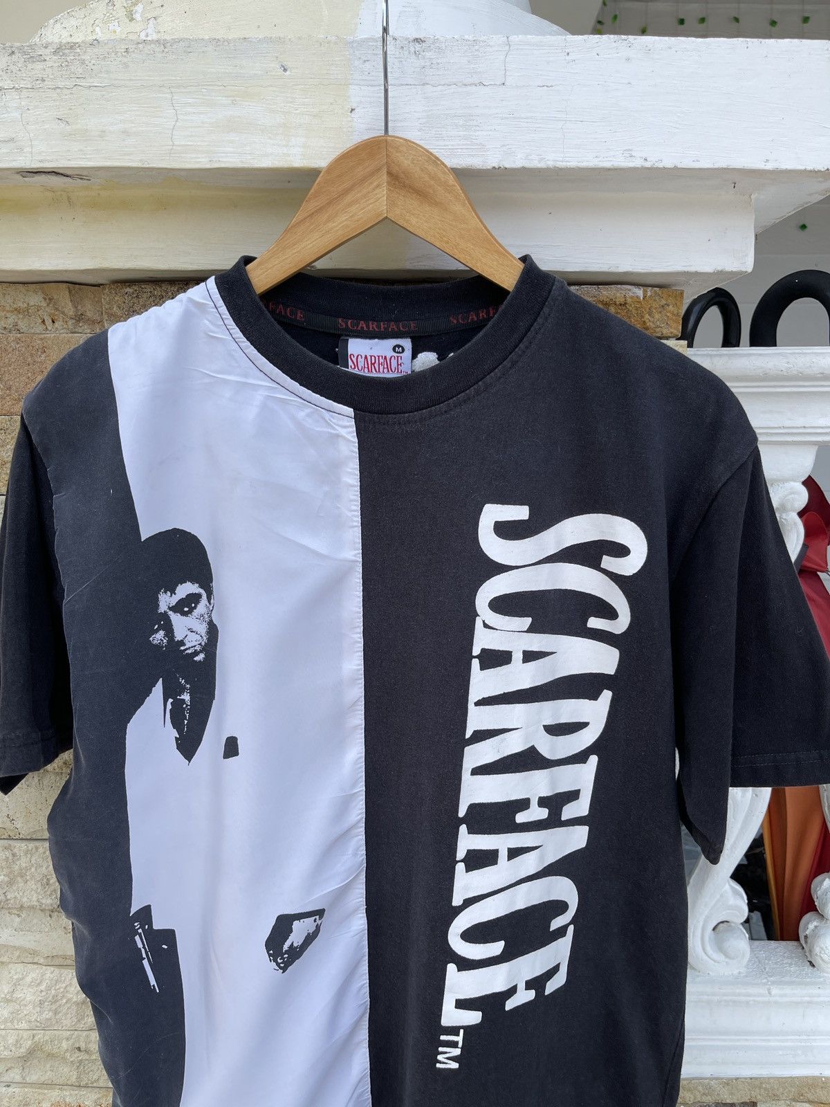 Vintage Last Drop🔥Rare‼️‼️Vintage Scarface Movie T Shirt Size US L / EU 52-54 / 3 - 2 Thumbnail